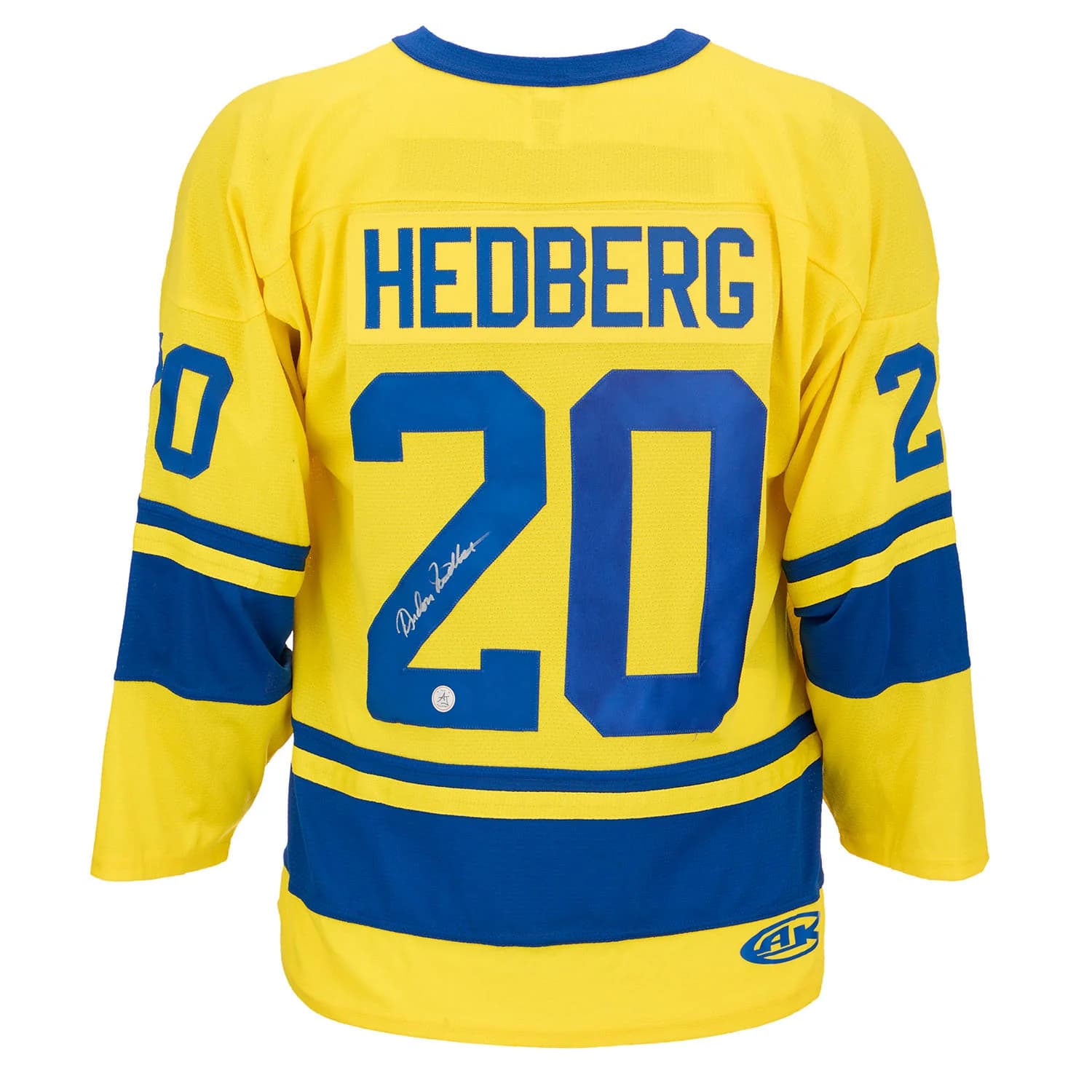 Anders Hedberg Signed Team Sweden Custom Hockey Nation Jersey Anders Hedberg Jersey team-sweden-hockey-nation, supplier stock photo