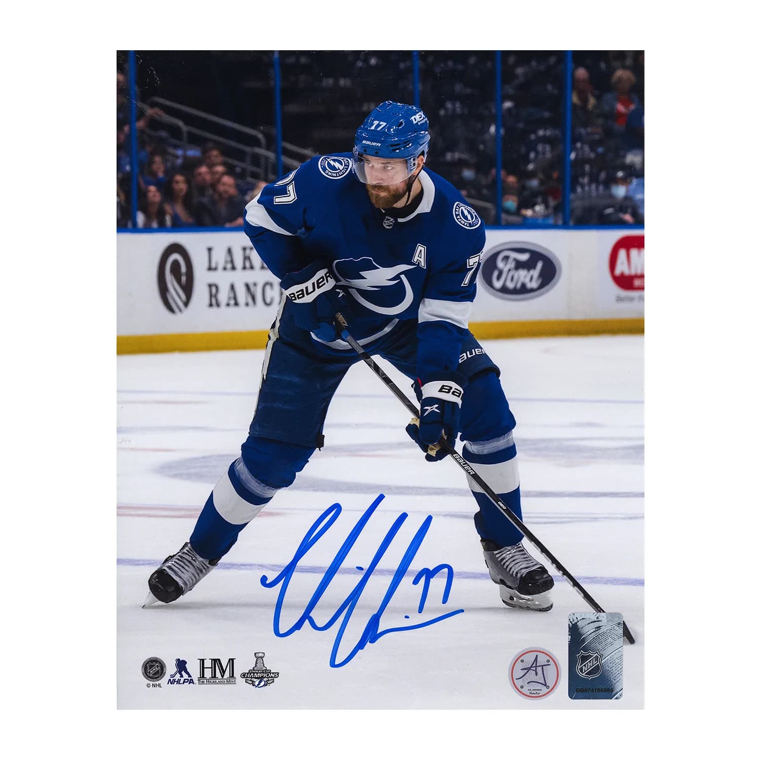 Victor Hedman Signed Tampa Bay Lightning Game Action 8x10 Photo Victor Hedman Photo 8x10-game-action, Tampa Bay Lightning, supplier stock photo