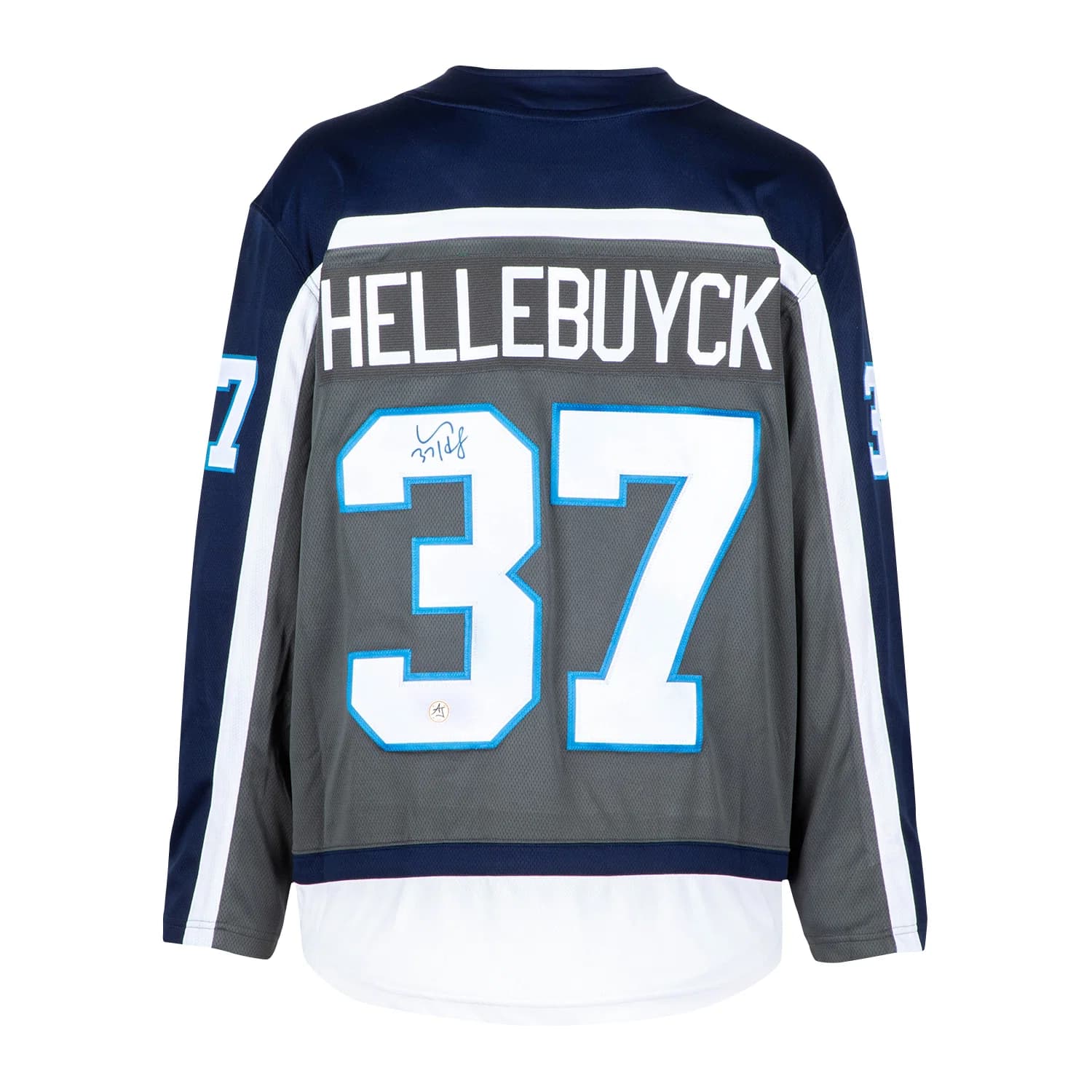Connor Hellebuyck Signed Winnipeg Jets Special Edition Fanatics Breakaway Jersey Connor Hellebuyck Jersey special-edition-breakaway, Winnipeg Jets, supplier stock photo