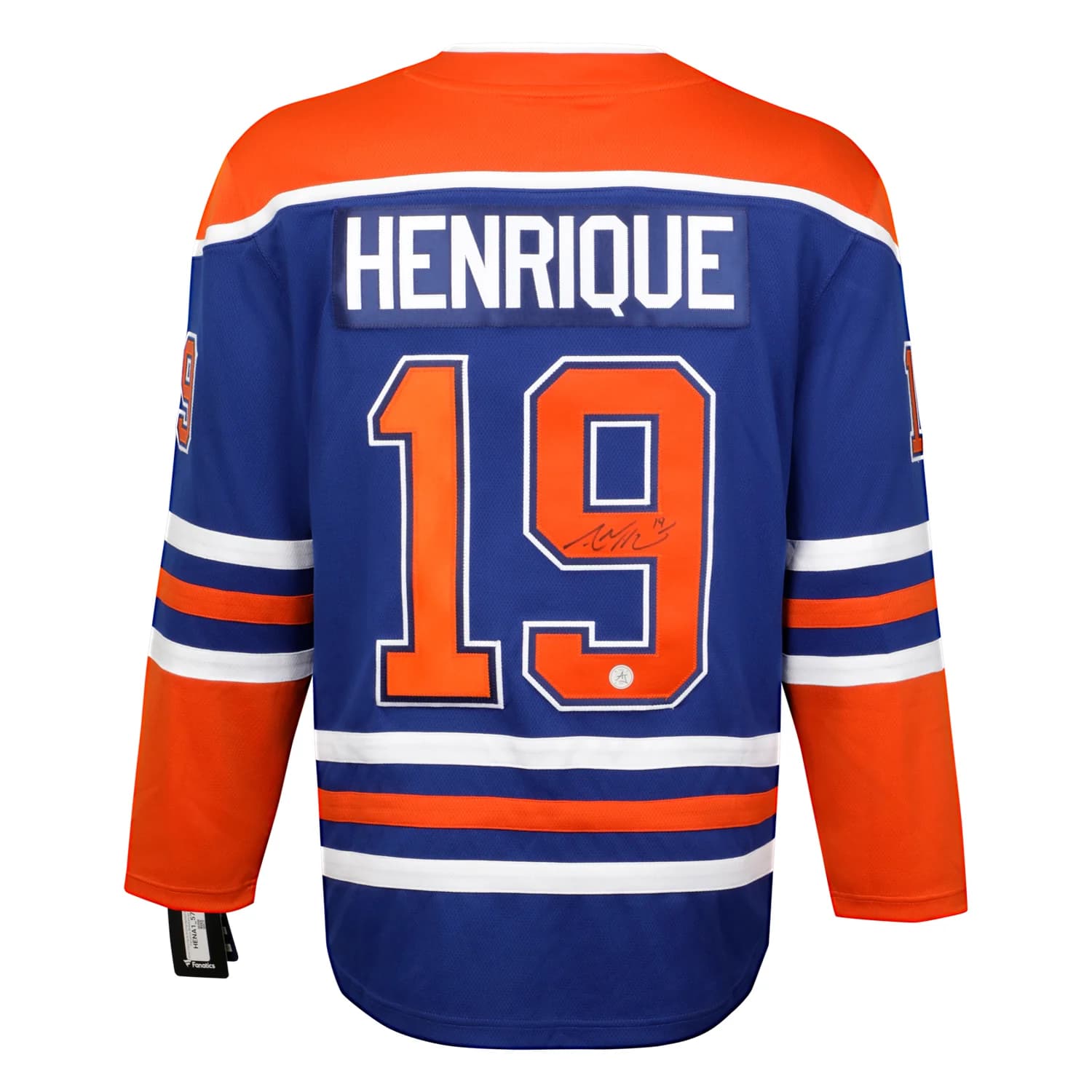 Adam Henrique Autographed Edmonton Oilers Blue Fanatics Breakaway Jersey Adam Henrique Jersey blue-breakaway, Edmonton Oilers, supplier stock photo