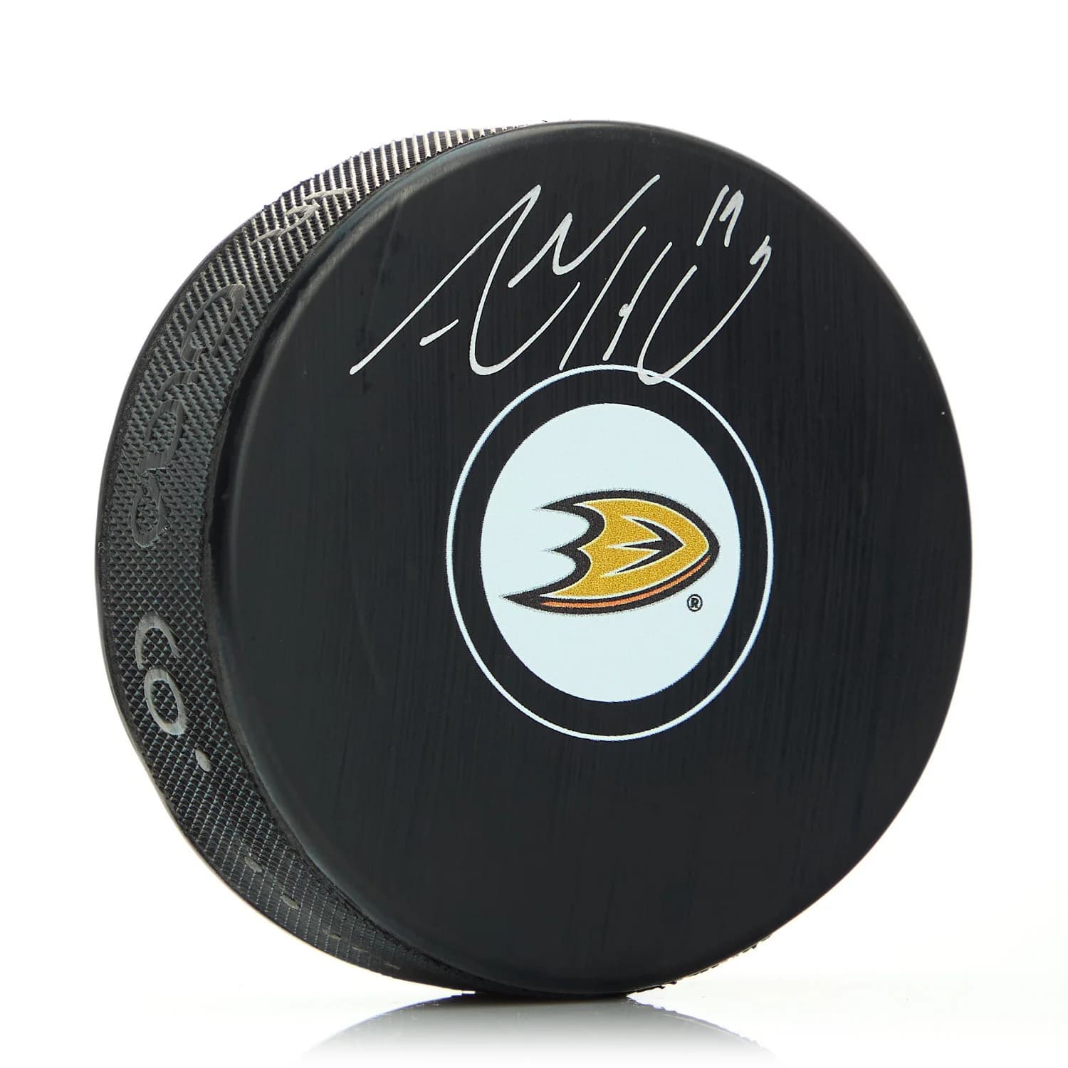 Adam Henrique Autographed Anaheim Ducks Hockey Puck Adam Henrique Puck adam-henrique-anaheim-ducks-hockey, Anaheim Ducks, supplier stock photo