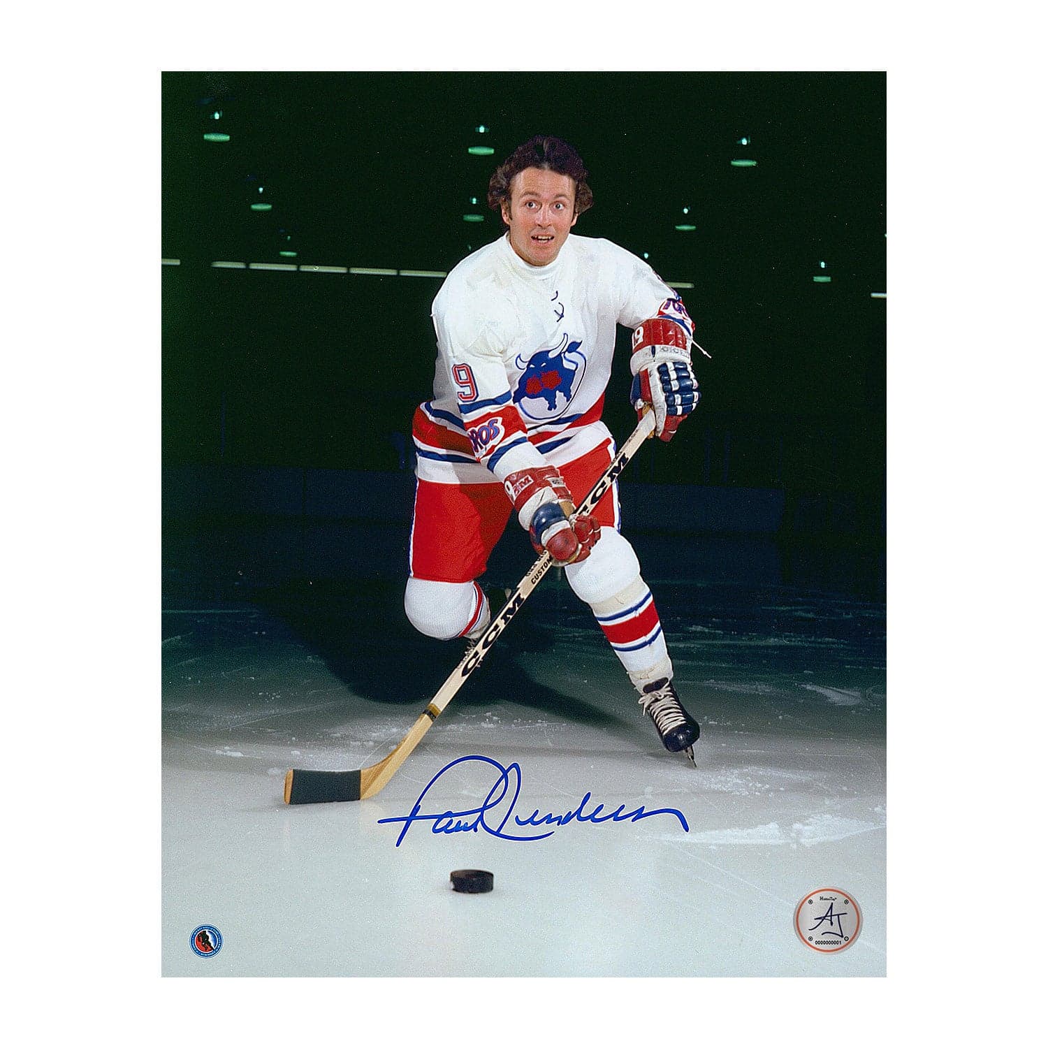 Paul Henderson Autographed Toronto Toros Star Spotlight 8x10 Photo Paul Henderson Photo 8x10-toronto-toros-star-spotlight, supplier stock photo