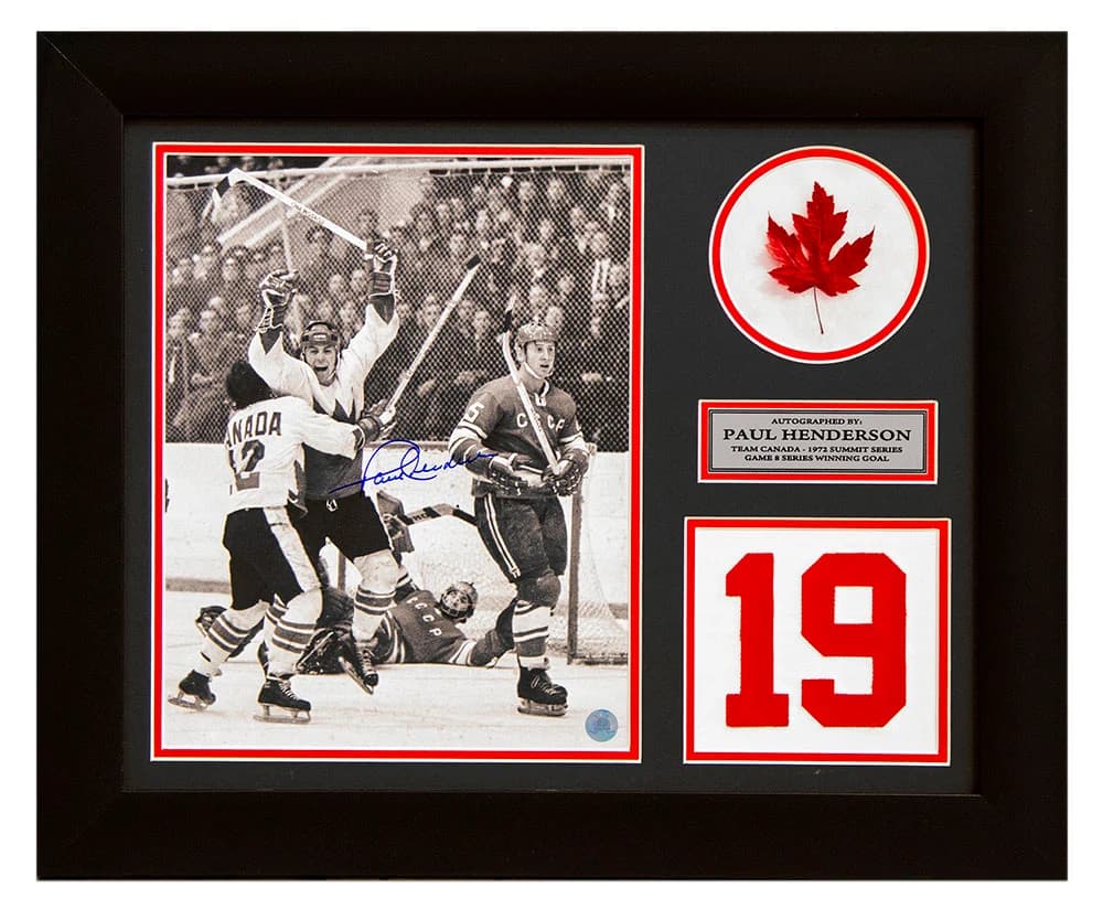 Paul Henderson Signed Team Canada Game Day Number 20x24 Frame Paul Henderson Other 20x24-team-canada-game-day-number-frame, supplier stock photo