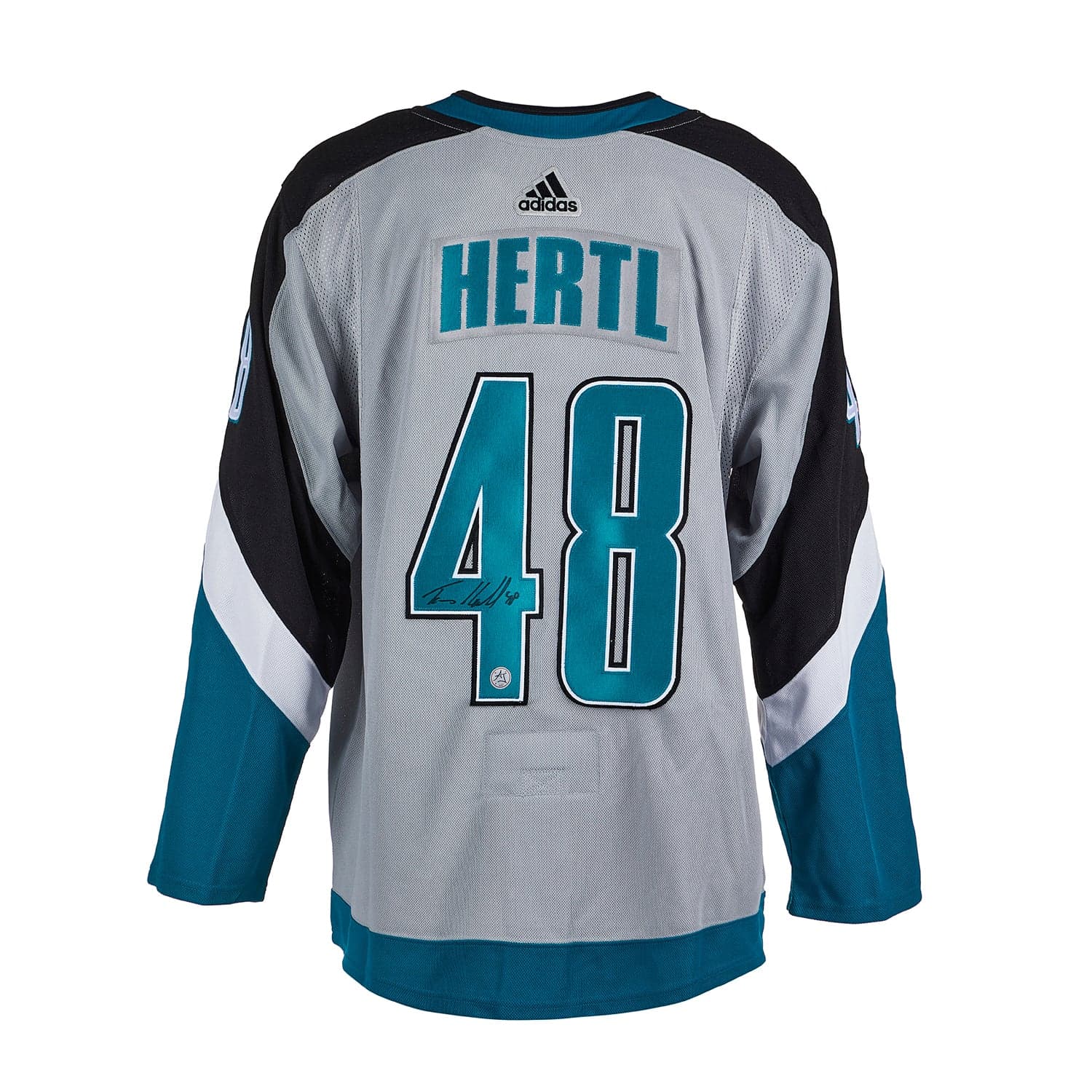 Tomas Hertl Signed San Jose Sharks Reverse Retro adidas Jersey Tomas Hertl Jersey reverse-retro-adidas, San Jose Sharks, supplier stock photo