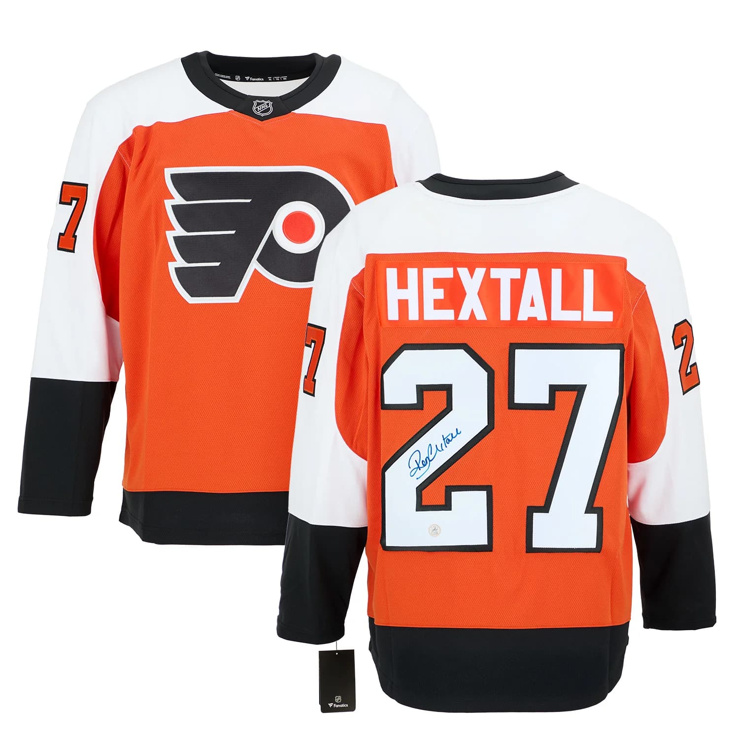 Ron Hextall Autographed Philadelphia Flyers Fanatics Breakaway Jersey Ron Hextall Jersey ron-hextall-philadelphia-flyers-breakaway, Philadelphia Flyers, view 3, supplier stock photo