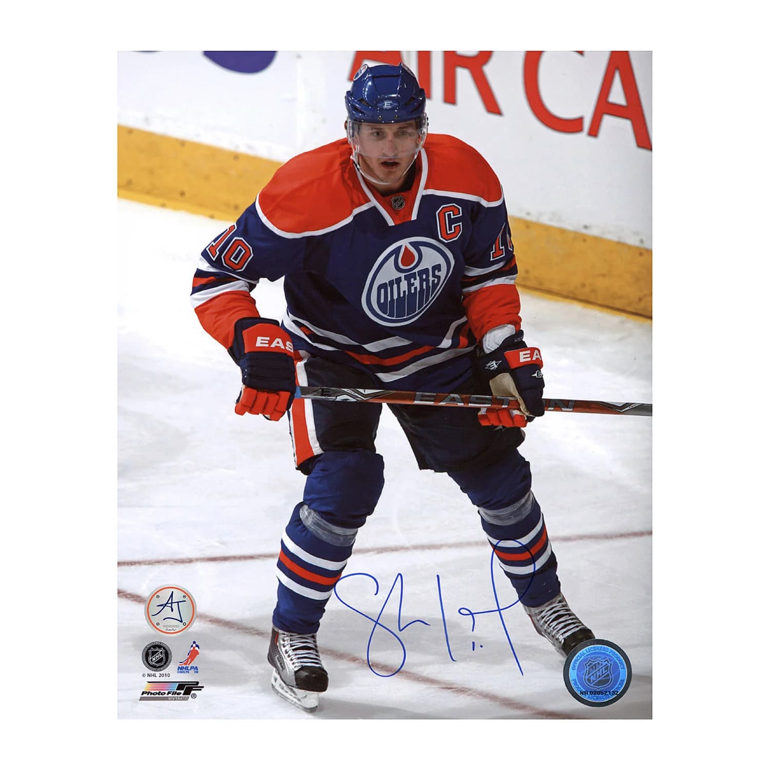 Shawn Horcoff Autographed Edmonton Oilers Captain 8x10 Photo Shawn Horcoff Photo 8x10-captain, Edmonton Oilers, supplier stock photo