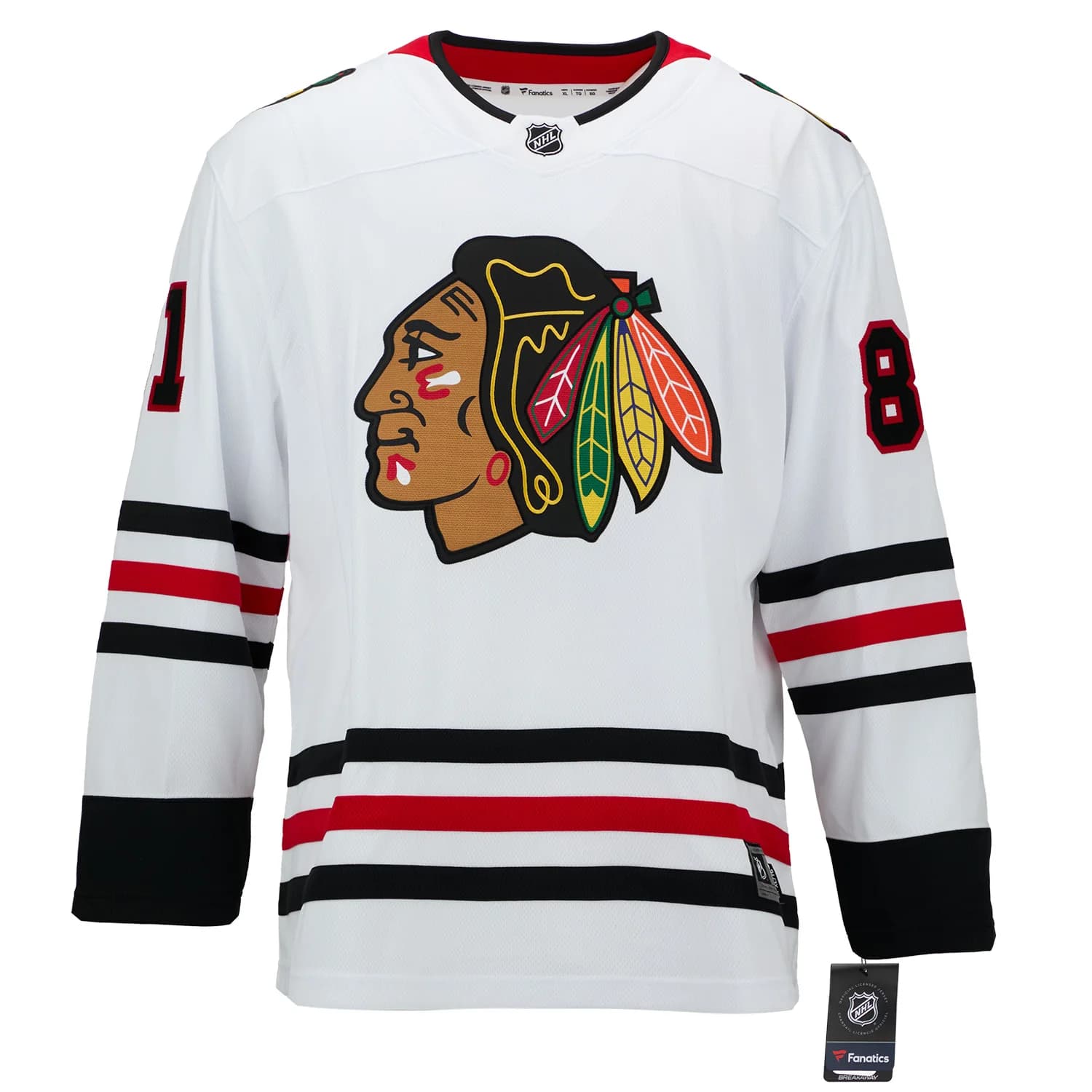 Marian Hossa Signed Chicago Blackhawks White Fanatics Breakaway Jersey Marian Hossa Jersey white-breakaway, Chicago Blackhawks, view 2, supplier stock photo