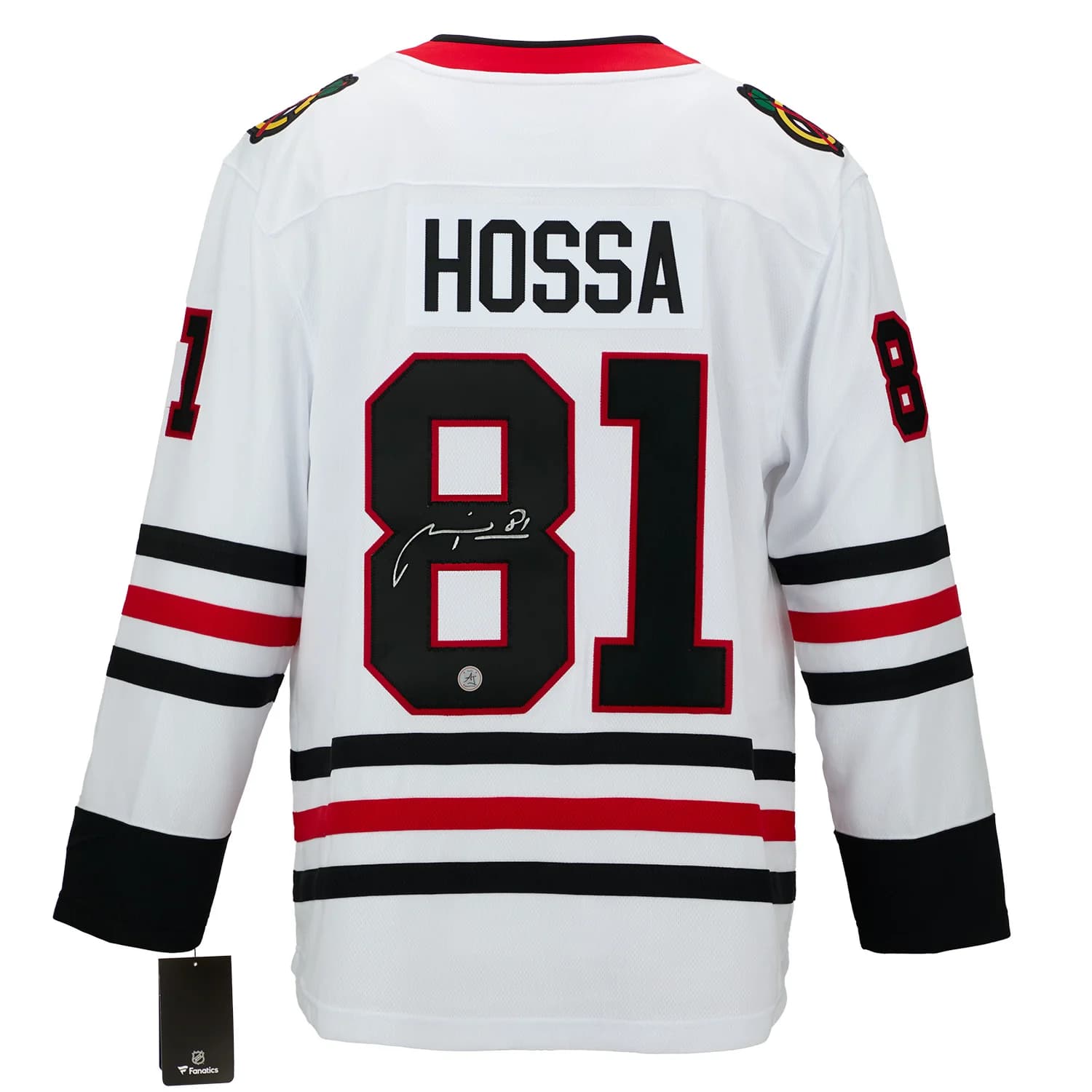 Marian Hossa Signed Chicago Blackhawks White Fanatics Breakaway Jersey Marian Hossa Jersey white-breakaway, Chicago Blackhawks, supplier stock photo