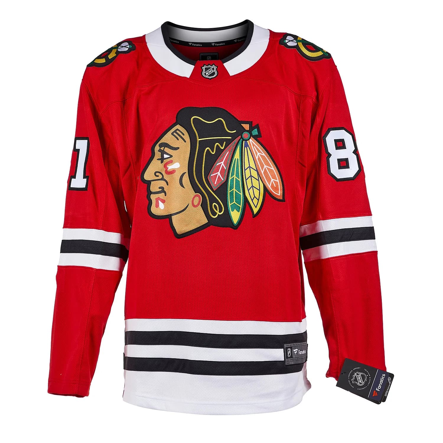 Marian Hossa Autographed Chicago Blackhawks Fanatics Breakaway Jersey Marian Hossa Jersey breakaway, Chicago Blackhawks, view 2, supplier stock photo