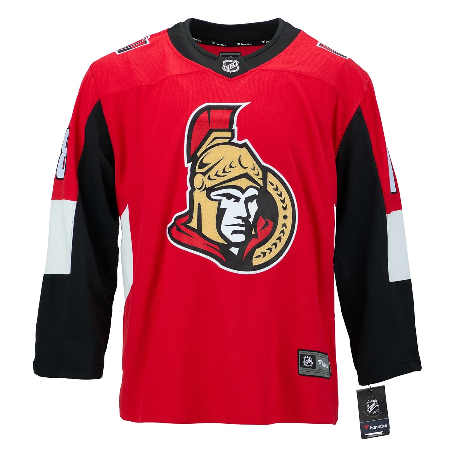 Marian Hossa Autographed Ottawa Senators Fanatics Breakaway Jersey Marian Hossa Jersey breakaway, Ottawa Senators, view 2, supplier stock photo
