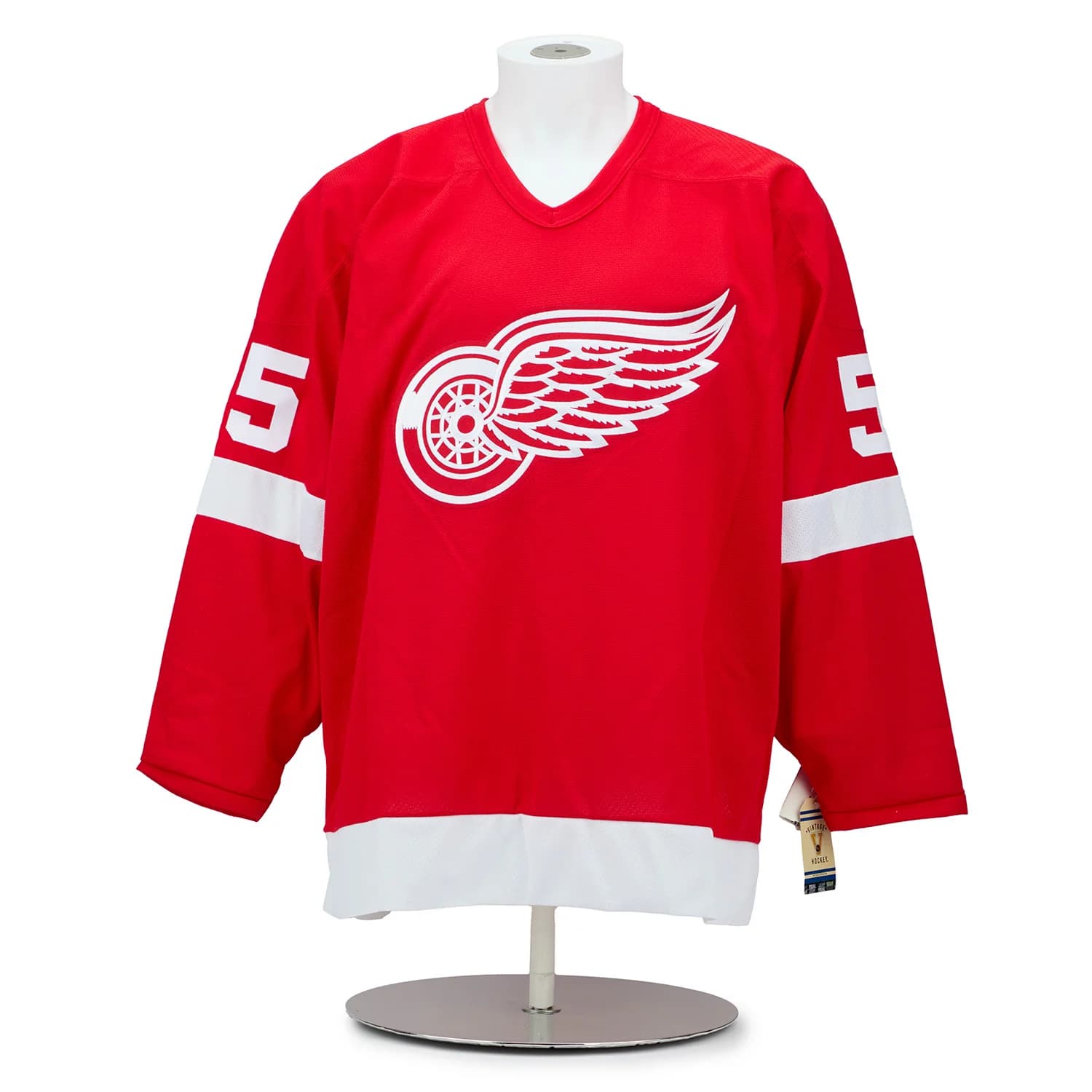 Detroit Red Wings 1955 Stanley Cup Team Signed Vintage CCM Jersey #41/55 Jersey 1955-stanley-cup-team-vintage-ccm, Detroit Red Wings, view 2, supplier stock photo