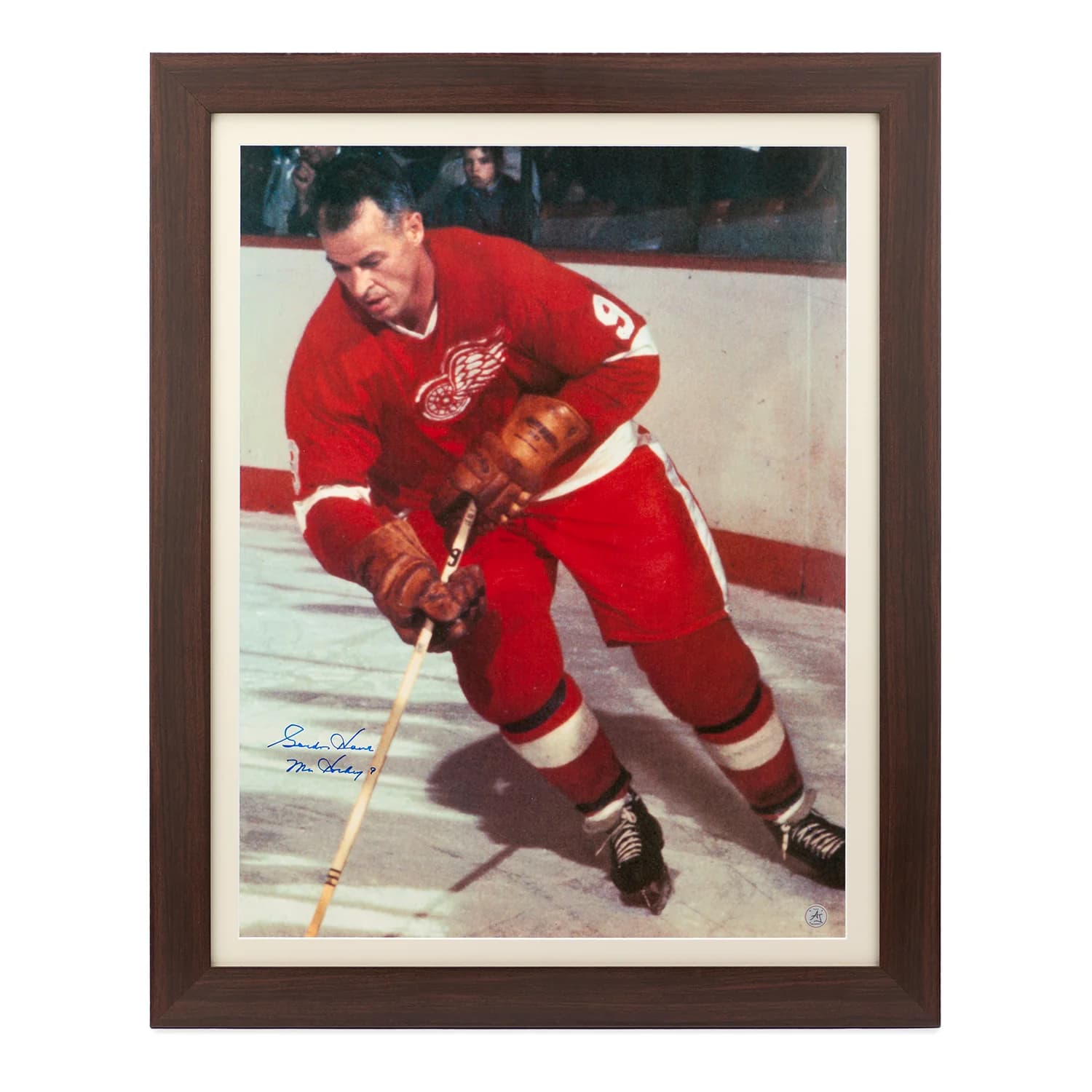 Gordie Howe Autographed Detroit Red Wings Vintage Hockey 26x32 Frame Gordie Howe Other 26x32-gordie-howe-vintage-hockey-frame, Detroit Red Wings, supplier stock photo