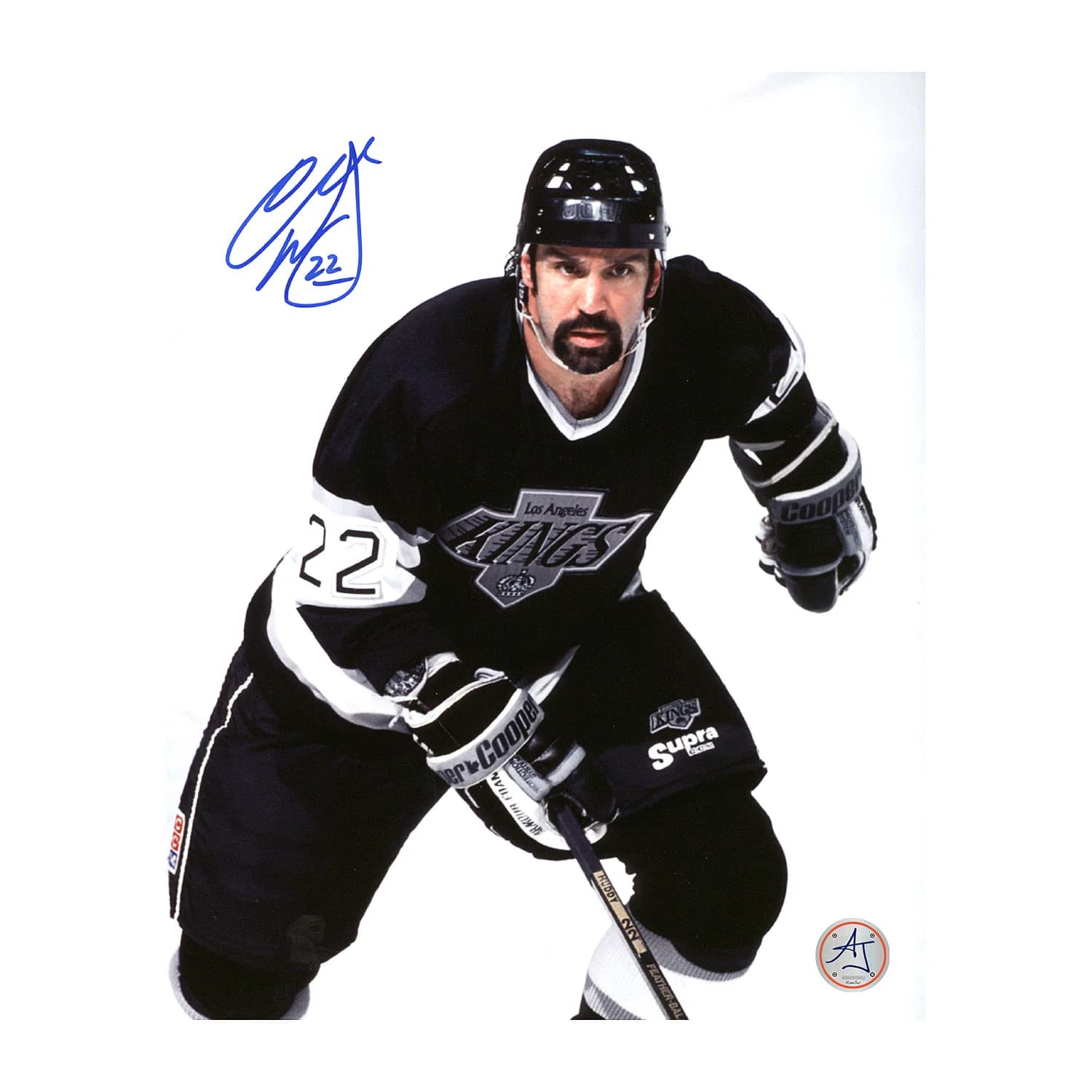 Charlie Huddy Signed Los Angeles Kings Showcase 8x10 Photo Charlie Huddy Photo 8x10-showcase, Los Angeles Kings, supplier stock photo