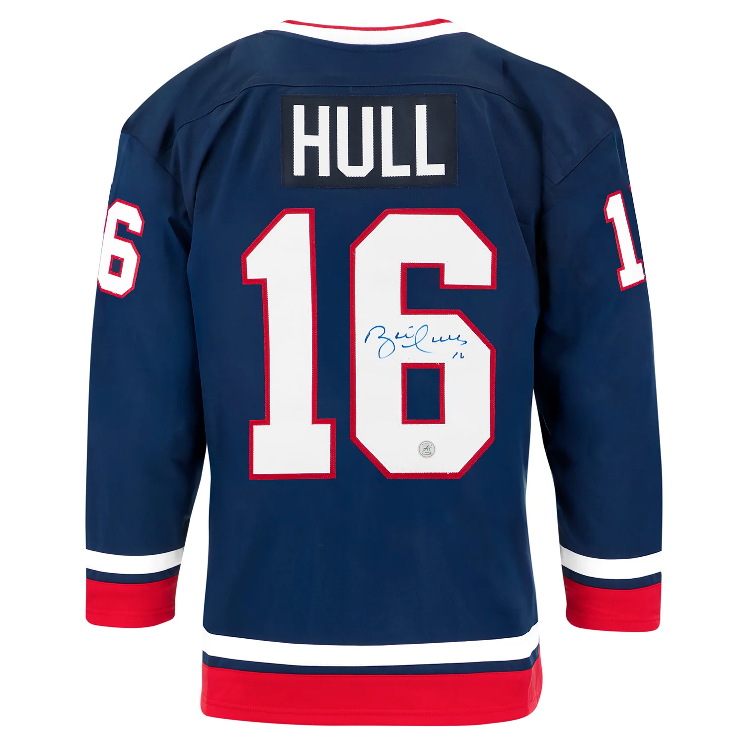 Brett Hull Autographed Team USA Custom Hockey Nation Jersey Brett Hull Jersey team-usa-hockey-nation, supplier stock photo