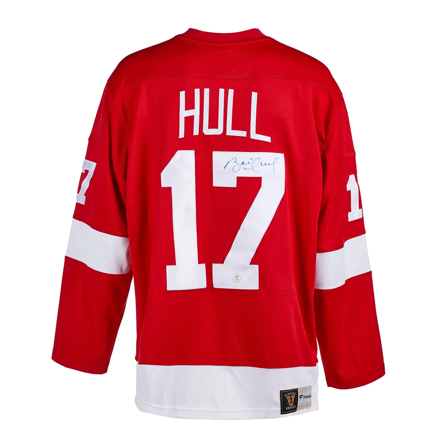 Brett Hull Autographed Detroit Red Wings Throwback Breakaway Jersey Brett Hull Jersey throwback-breakaway, Detroit Red Wings, supplier stock photo