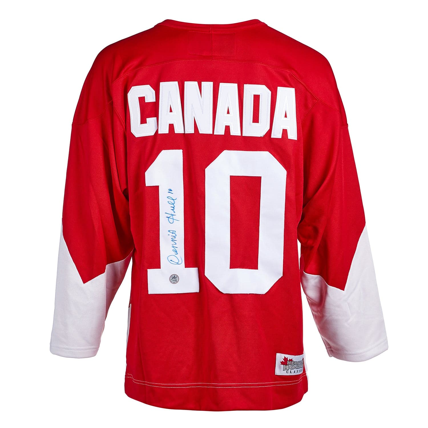 Dennis Hull 1972 Summit Series Signed Team Canada Hockey Jersey Dennis Hull Jersey 1972-summit-series-team-canada-hockey, supplier stock photo