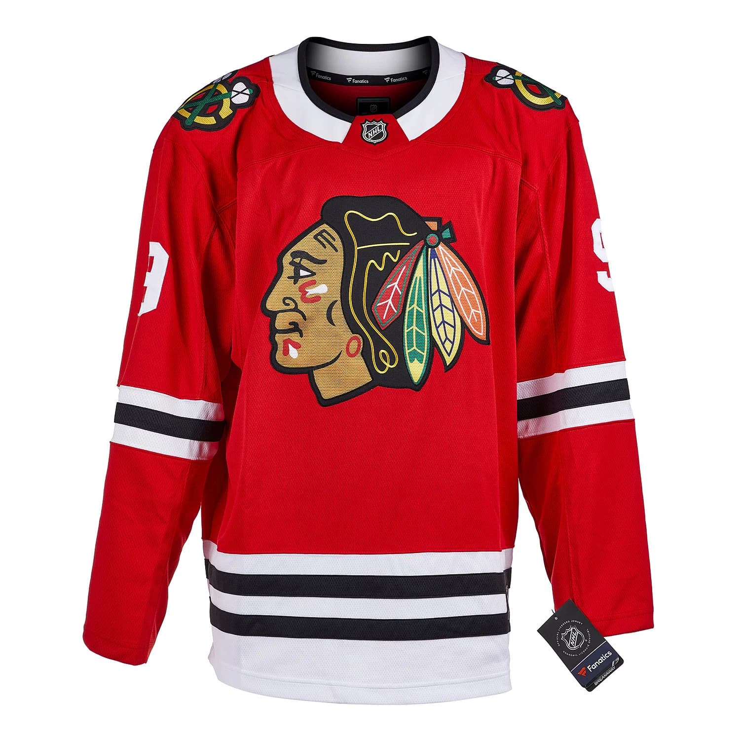 Bobby Hull Autographed Chicago Blackhawks Fanatics Breakaway Jersey Bobby Hull Jersey breakaway, Chicago Blackhawks, view 2, supplier stock photo