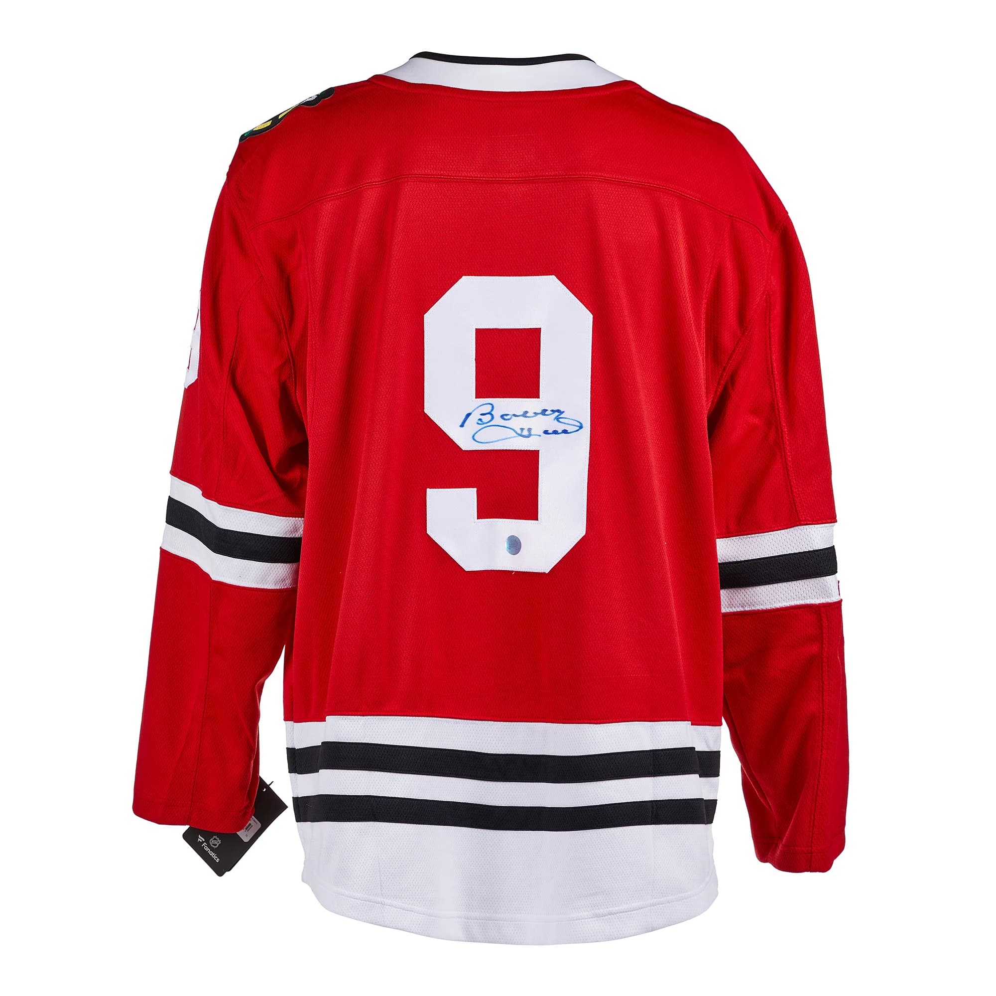 Bobby Hull Autographed Chicago Blackhawks Fanatics Breakaway Jersey Bobby Hull Jersey breakaway, Chicago Blackhawks, supplier stock photo