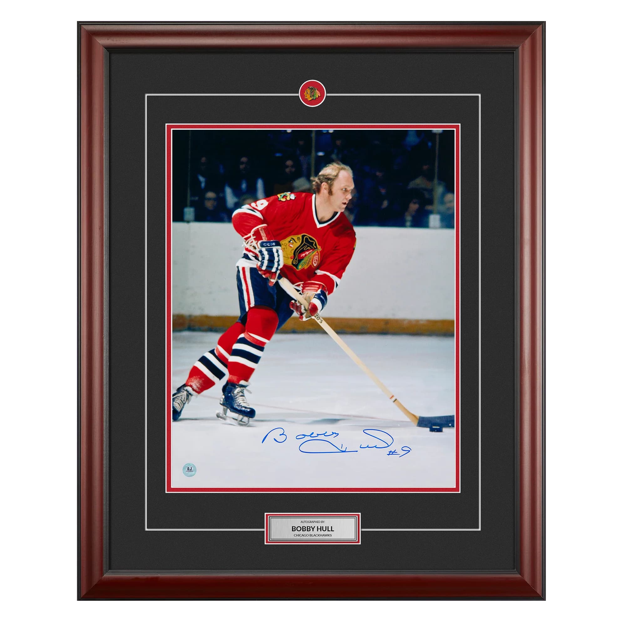 Bobby Hull Chicago Blackhawks Autographed Hockey 26x32 Frame Bobby Hull Other 26x32-hockey-frame, Chicago Blackhawks, supplier stock photo