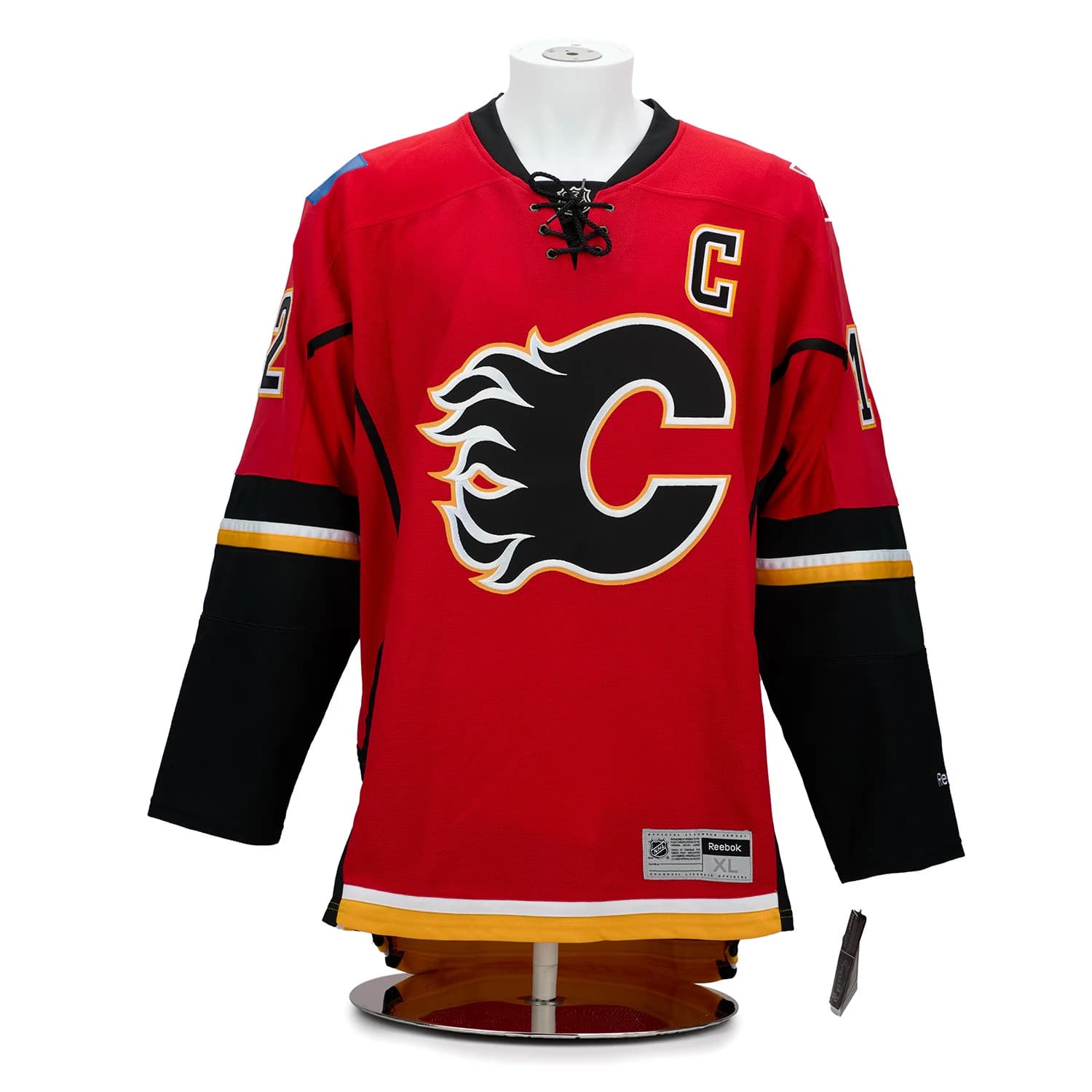 Jarome Iginla Calgary Flames Signed & Inscribed Vintage Reebok Jersey #7/112 Jarome Iginla Jersey jarome-iginla-calgary-flames-inscribed-vintage, Calgary Flames, view 2, supplier stock photo