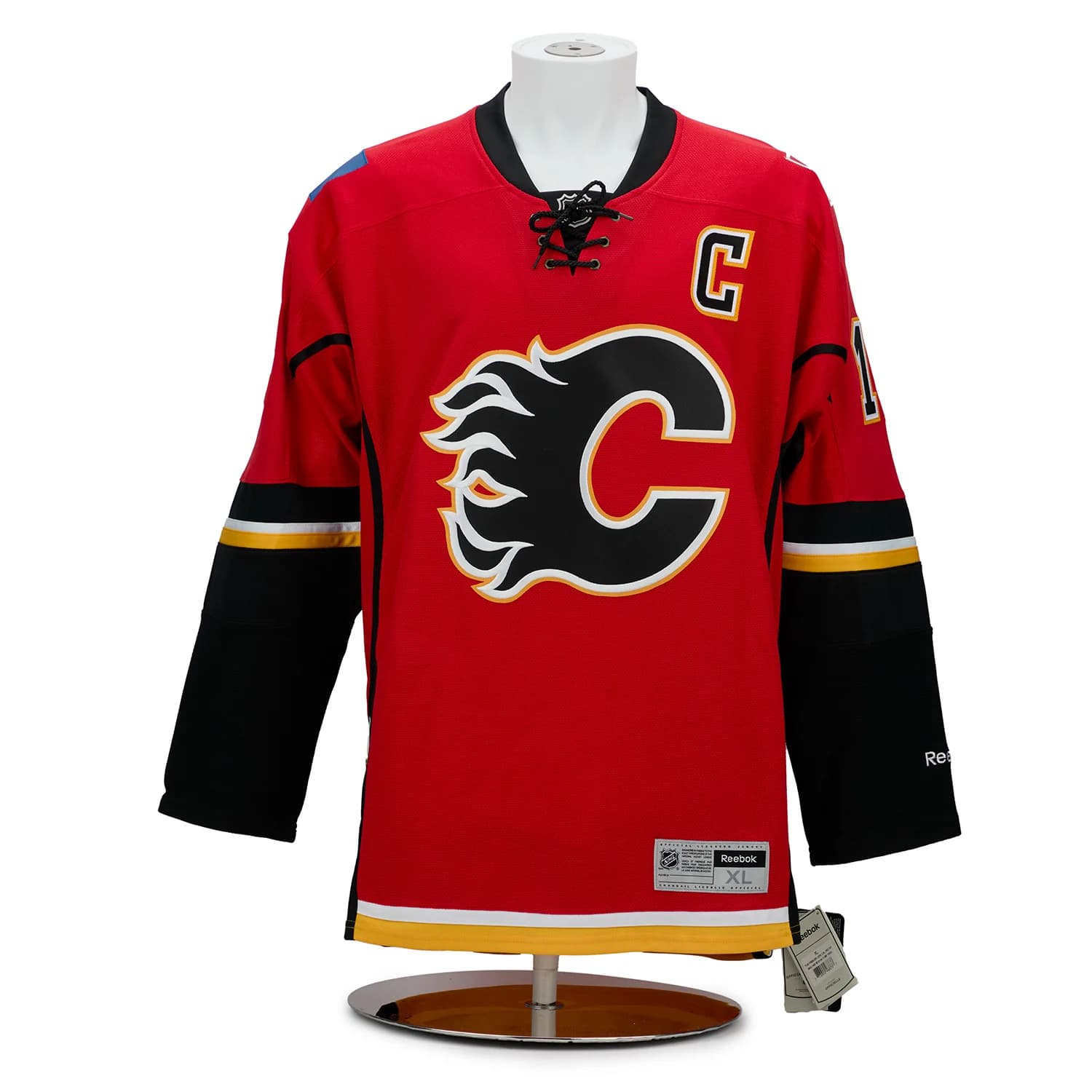 Jarome Iginla Calgary Flames Signed & Inscribed Vintage Reebok Jersey #32/112 Jarome Iginla Jersey jarome-iginla-calgary-flames-inscribed-vintage, Calgary Flames, view 2, supplier stock photo