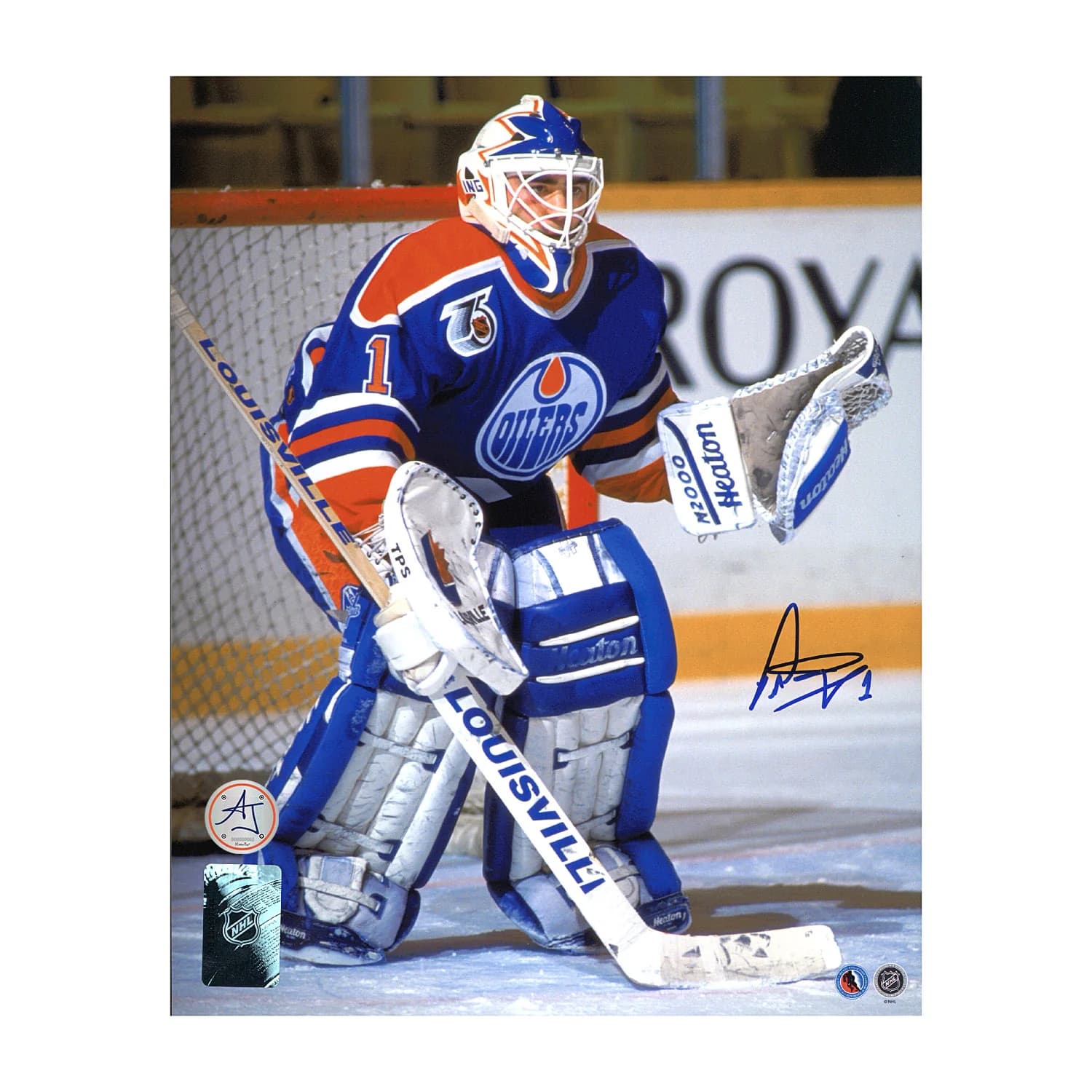 Peter Ing Edmonton Oilers Autographed Goalie 8x10 Photo Peter Ing Photo 8x10-goalie, Edmonton Oilers, supplier stock photo