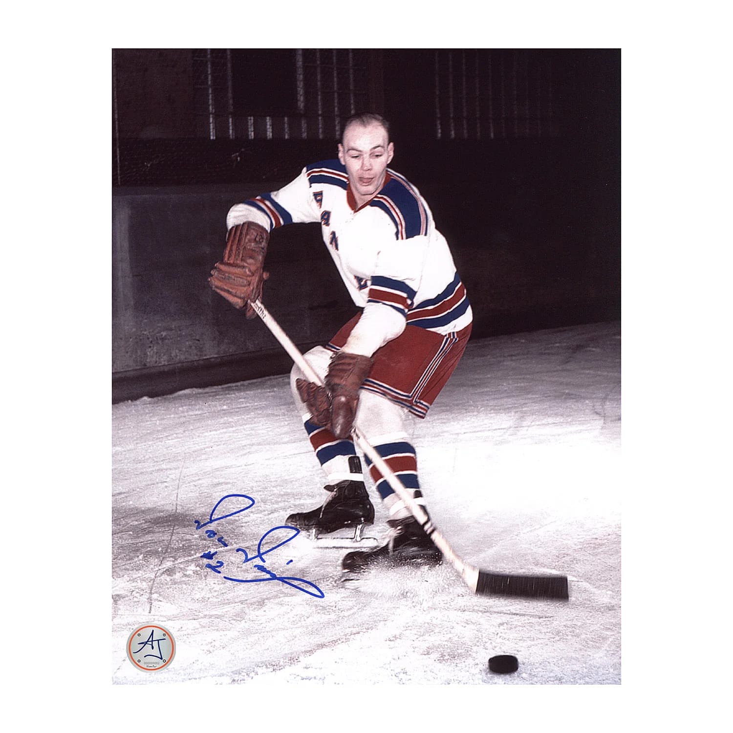 Ivan Irwin Autographed New York Rangers Hockey 8x10 Photo Ivan Irwin Photo 8x10-hockey, New York Rangers, supplier stock photo