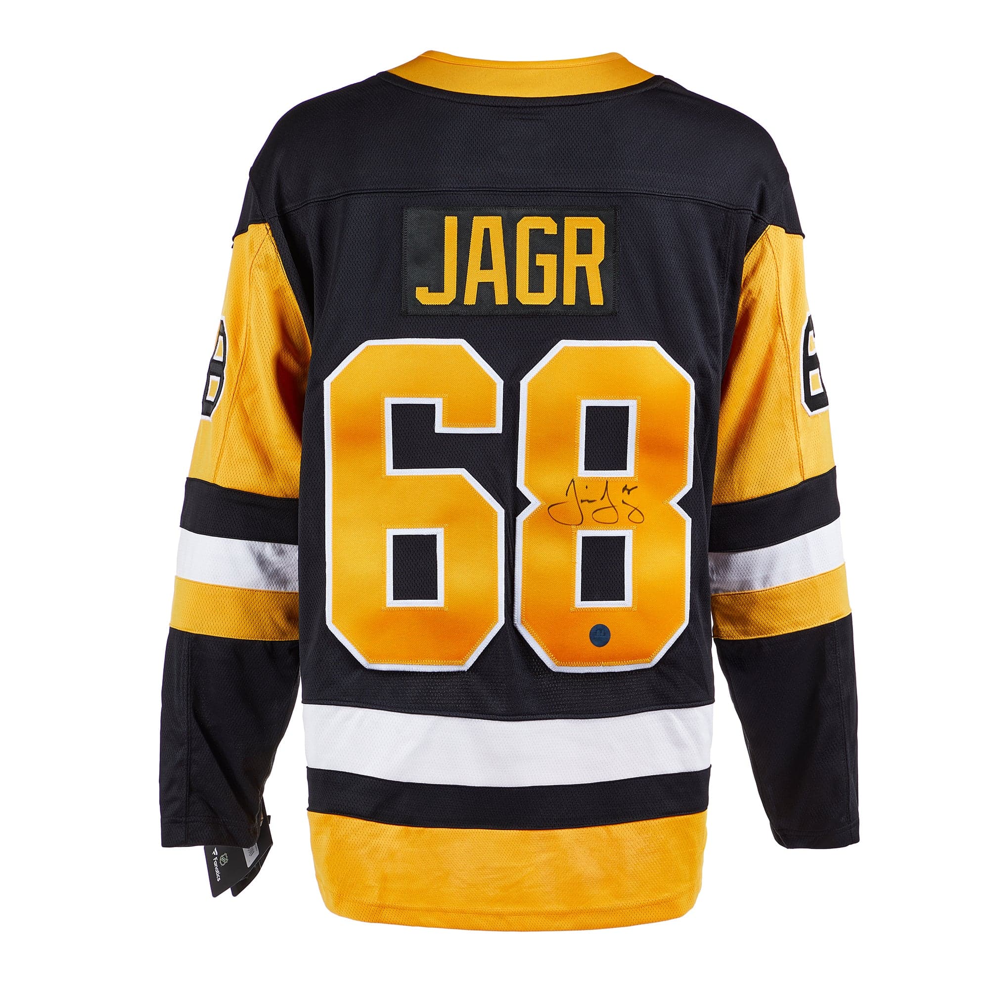 Jaromir Jagr Signed Pittsburgh Penguins Fanatics Breakaway Jersey Jaromir Jagr Jersey breakaway, Pittsburgh Penguins, supplier stock photo