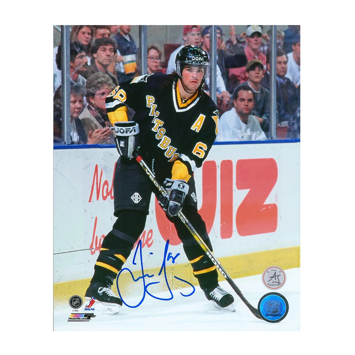 Jaromir Jagr Autographed Pittsburgh Penguins Playmaker 8x10 Photo Jaromir Jagr Photo 8x10-playmaker, Pittsburgh Penguins, supplier stock photo