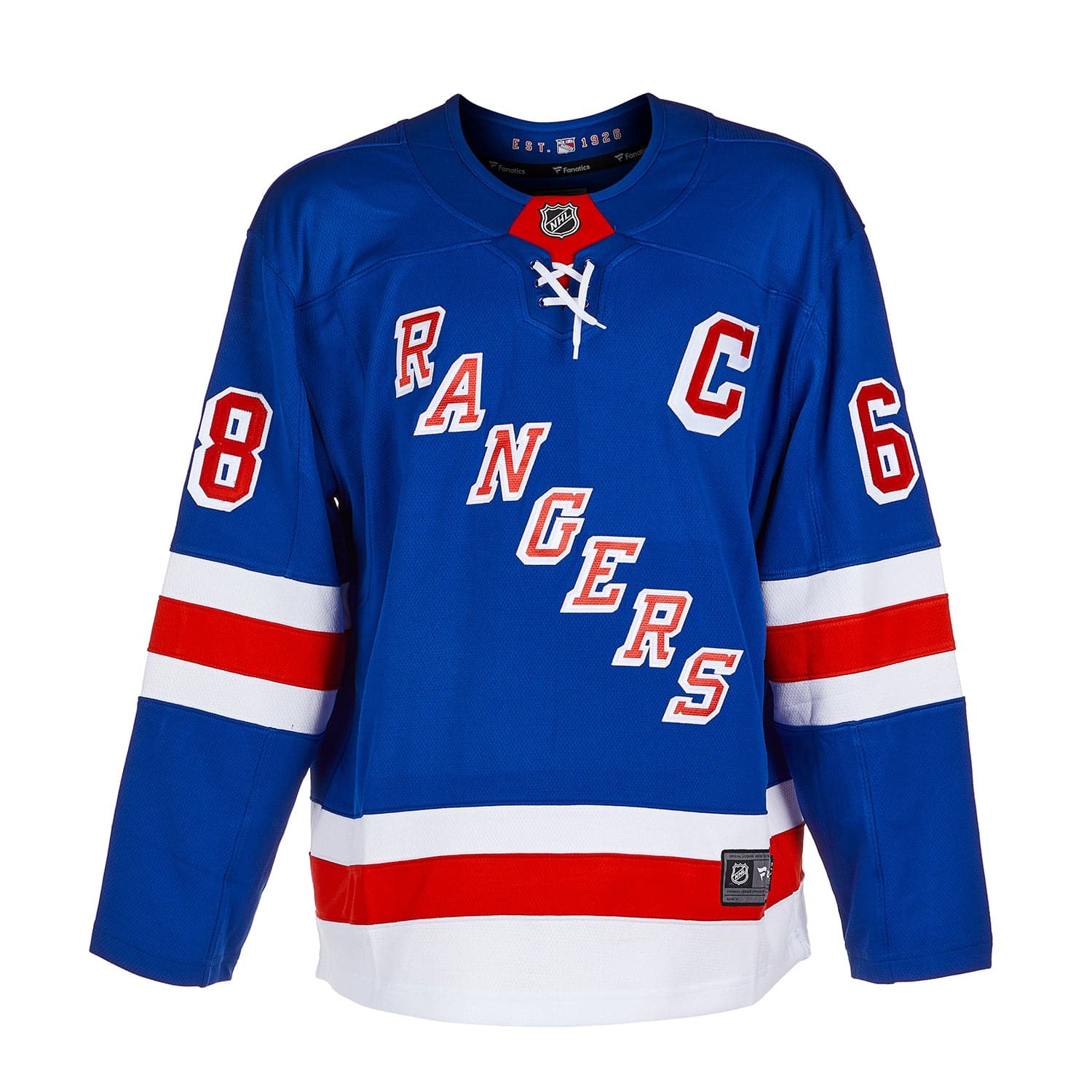 Jaromir Jagr Autographed New York Rangers Fanatics Breakaway Jersey Jaromir Jagr Jersey breakaway, New York Rangers, view 2, supplier stock photo