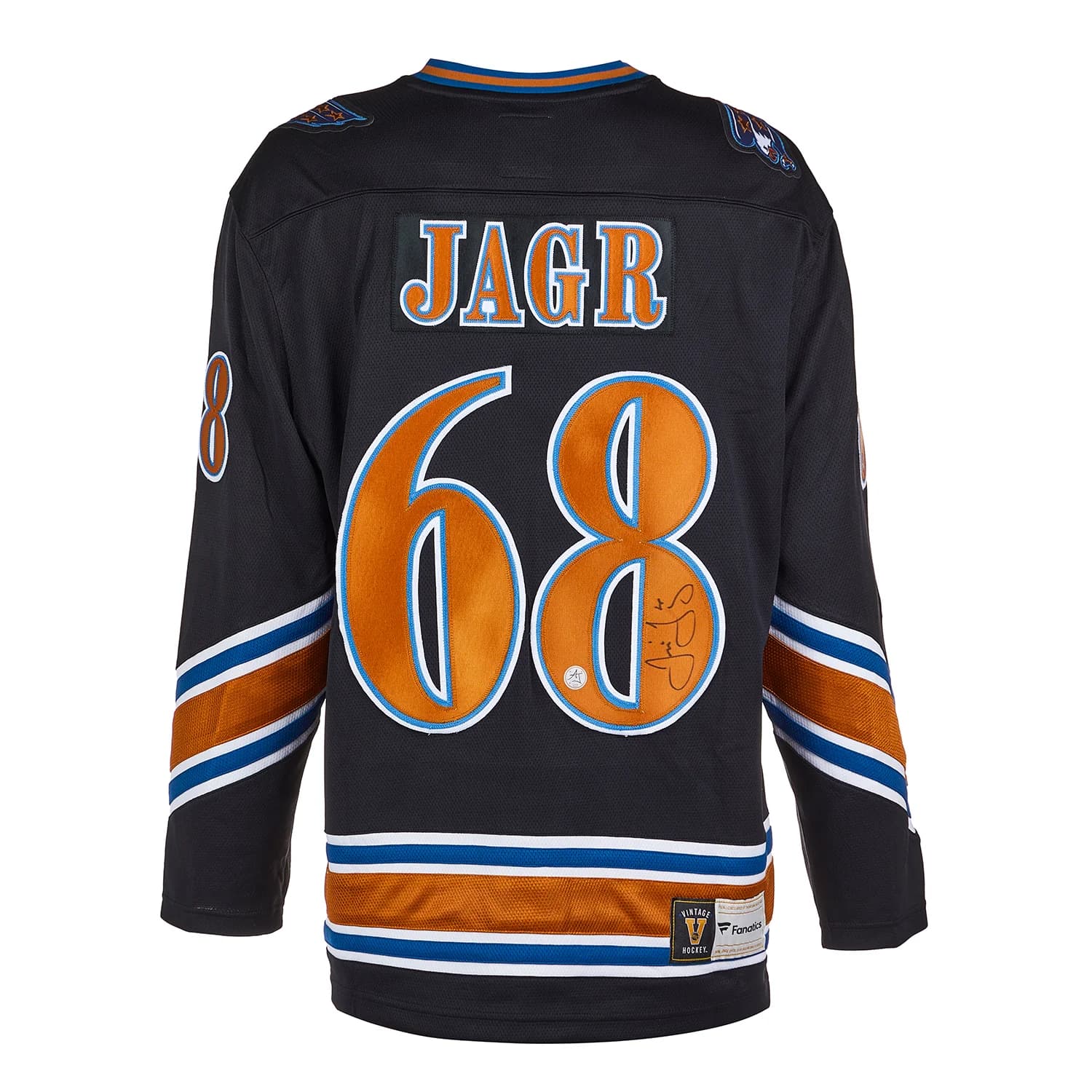 Jaromir Jagr Signed Washington Capitals Throwback Breakaway Jersey Jaromir Jagr Jersey throwback-breakaway, Washington Capitals, supplier stock photo