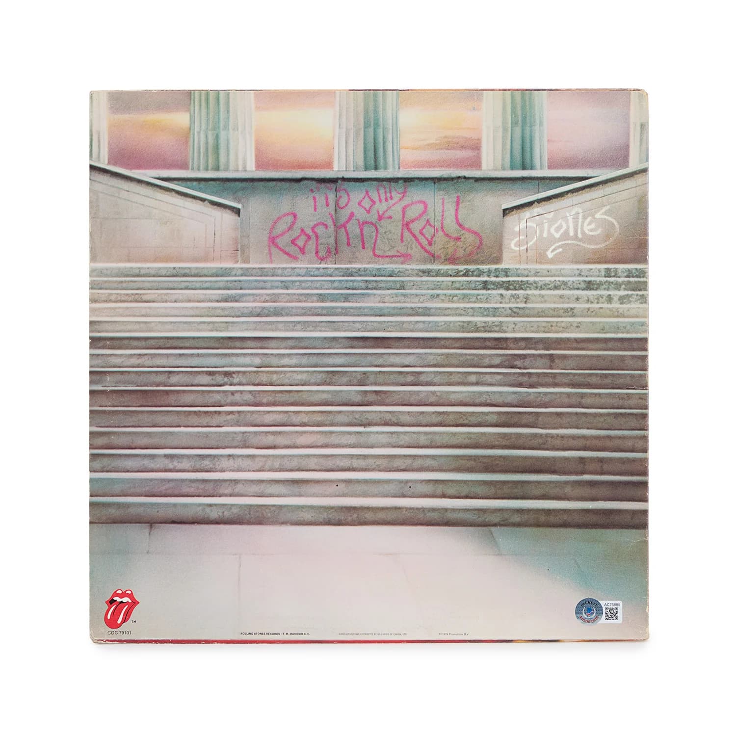 Mick Jagger, Keith Richards & Charlie Watts Signed Rolling Stones Album Beckett COA Other mick-jagger-keith-richards-charlie-watts, view 2, supplier stock photo
