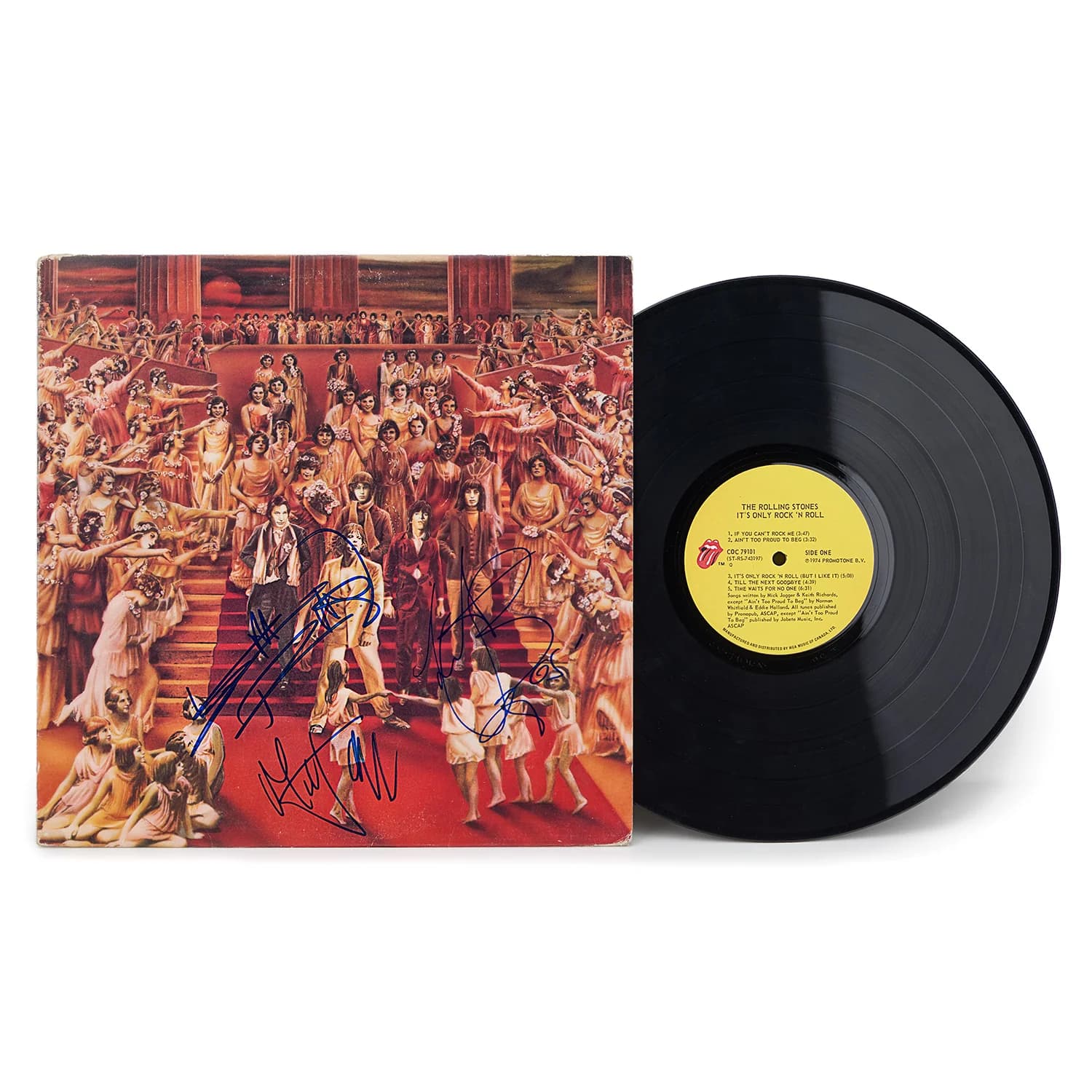 Mick Jagger, Keith Richards & Charlie Watts Signed Rolling Stones Album Beckett COA Other mick-jagger-keith-richards-charlie-watts, supplier stock photo