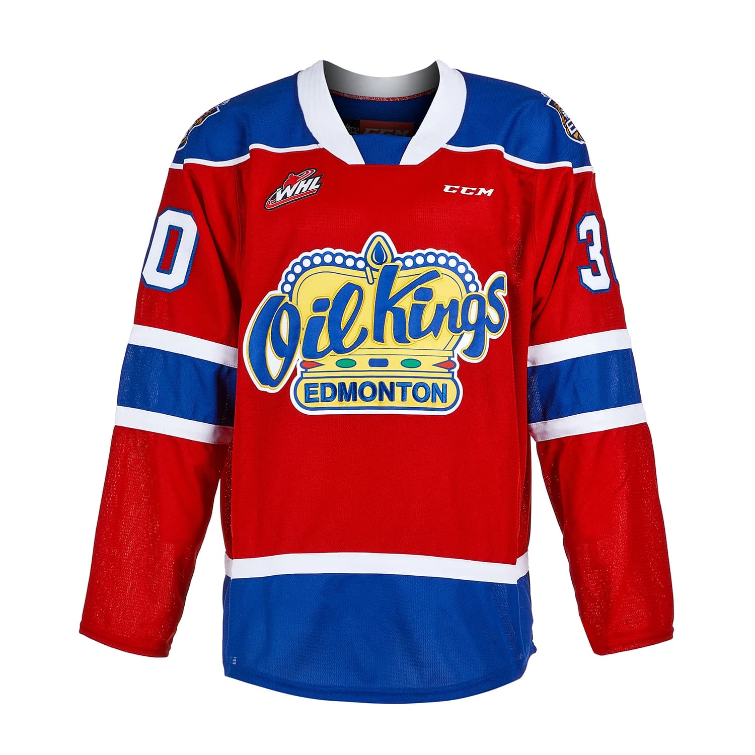 Tristan Jarry Autographed Edmonton Oil Kings CHL CCM Jersey Tristan Jarry Jersey edmonton-oil-kings-chl-ccm, view 2, supplier stock photo