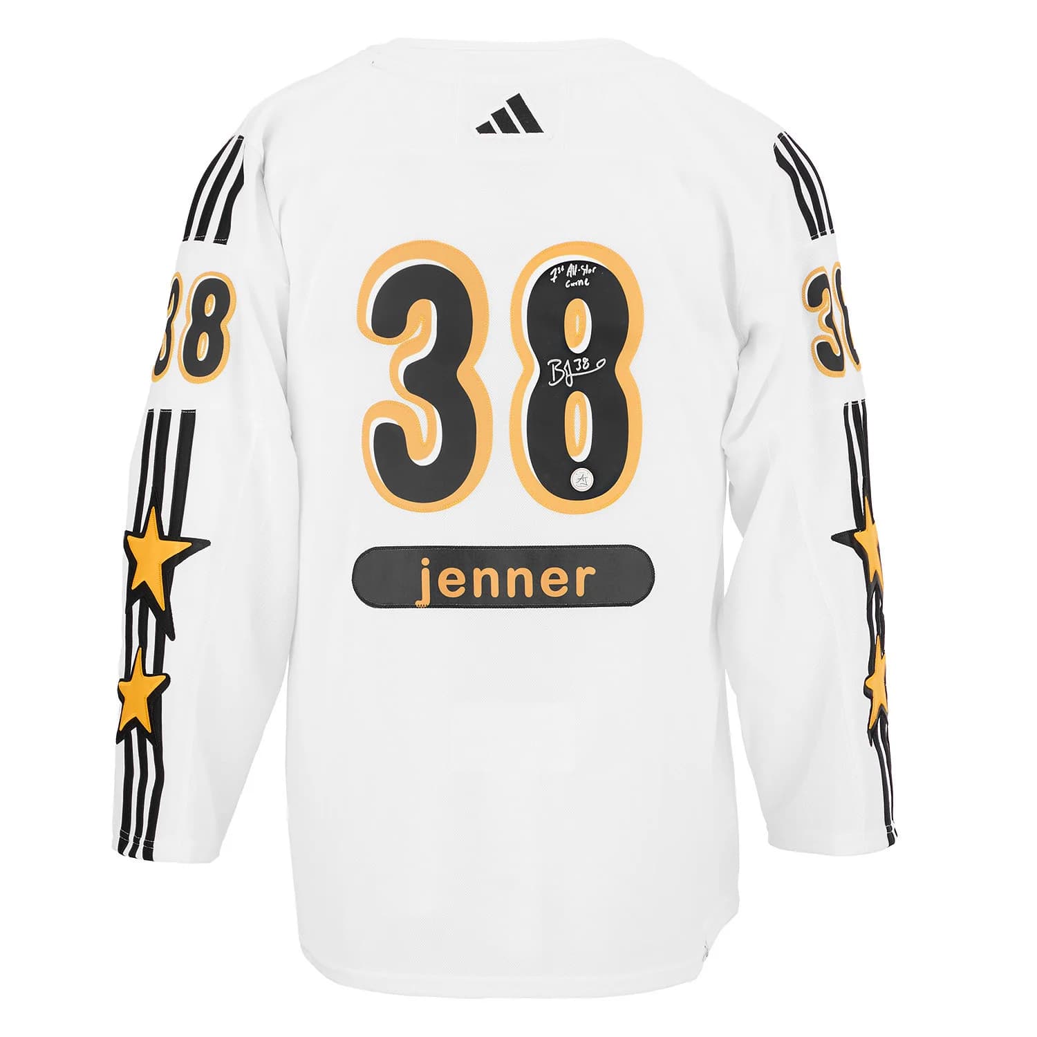 Boone Jenner Autographed 2024 NHL All-Star Game White adidas Jersey Boone Jenner Jersey 2024-nhl-all-star-game-white, supplier stock photo