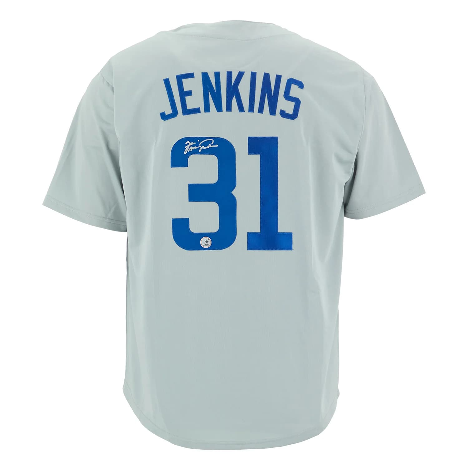 Fergie Jenkins Autographed Chicago City Design Grey Baseball Jersey Fergie Jenkins Jersey chicago-city-design-grey-baseball, supplier stock photo