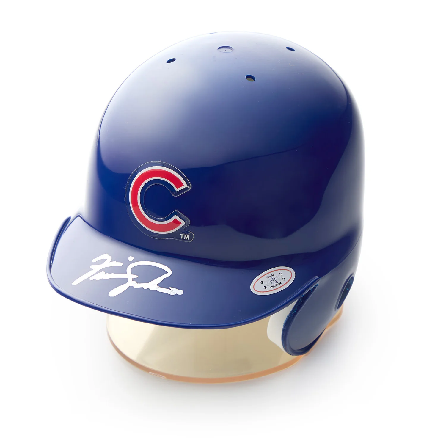Fergie Jenkins Signed Chicago Cubs MLB Replica Mini Helmet with Stand Fergie Jenkins Helmet mlb-replica-mini-stand, Chicago Cubs, supplier stock photo