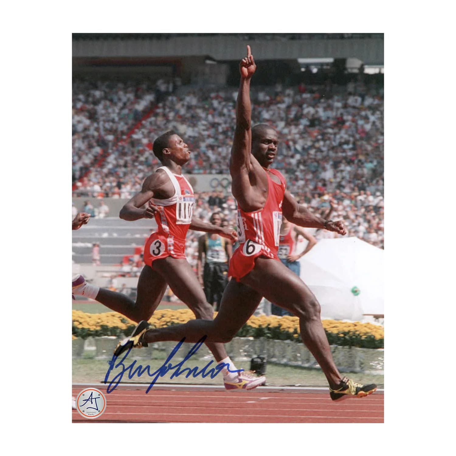 Ben Johnson Autographed 8x10 Photo Ben Johnson Photo 8x10, supplier stock photo