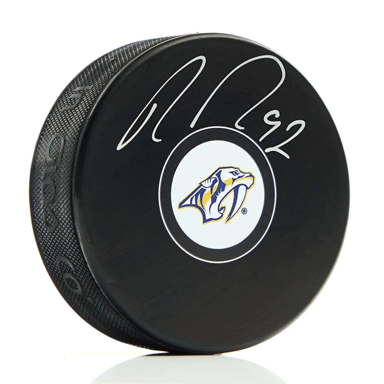 Ryan Johansen Nashville Predators Autographed Hockey Puck Ryan Johansen Puck hockey, Nashville Predators, supplier stock photo