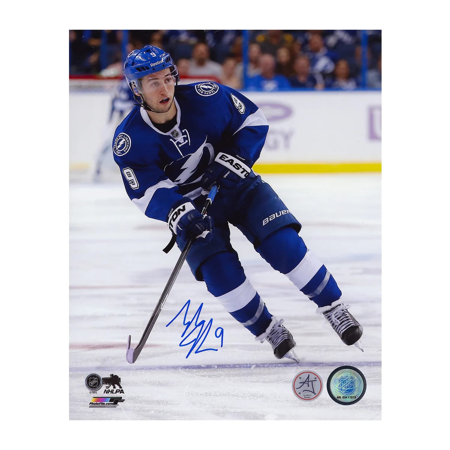Tyler Johnson Signed Tampa Bay Lightning Hockey 8x10 Photo Tyler Johnson Photo 8x10-hockey, Tampa Bay Lightning, supplier stock photo
