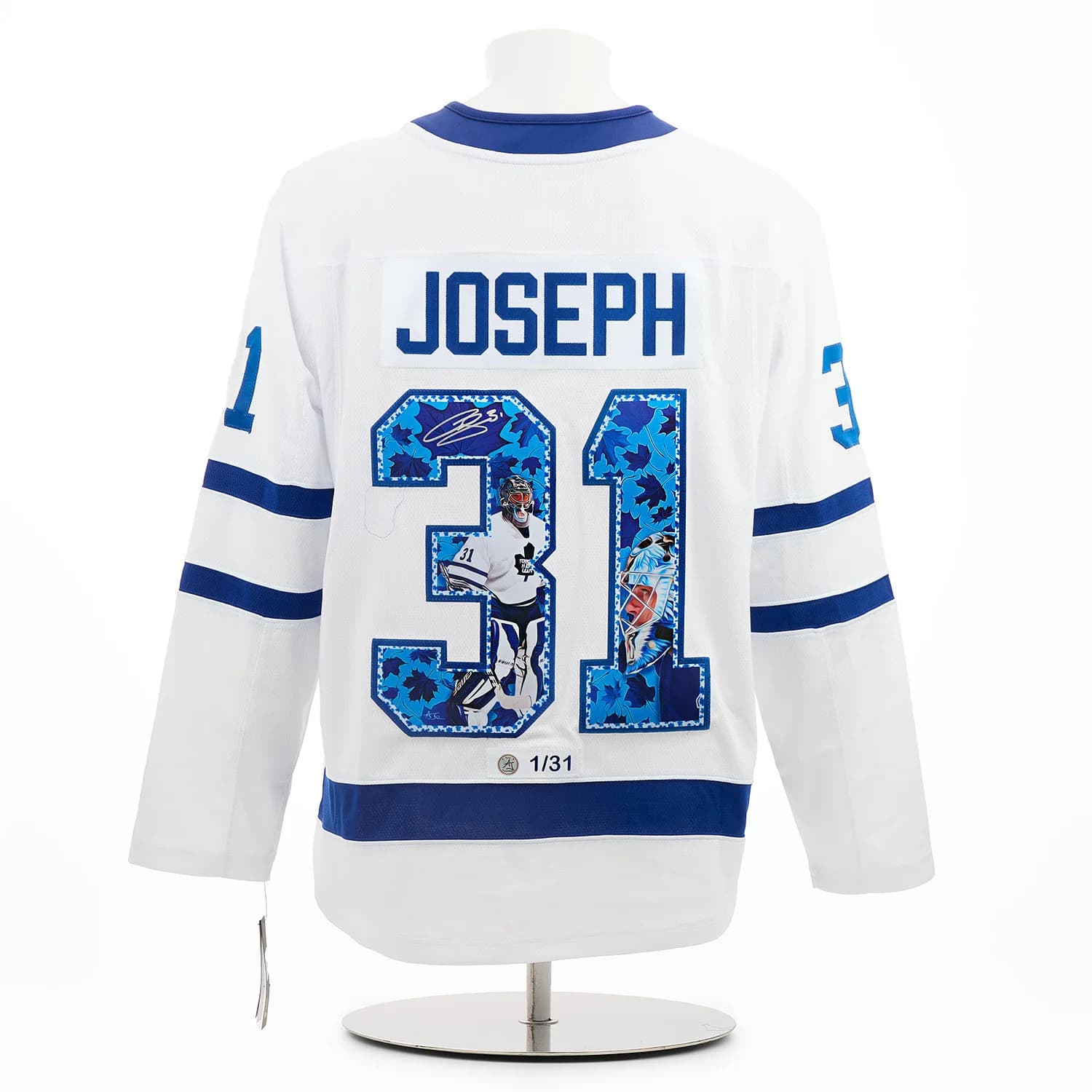 Curtis Joseph Signed Toronto Maple Leafs Goalie Profile Art Jersey #1/31 Curtis Joseph Jersey curtis-joseph-toronto-maple-leafs-goalie, Toronto Maple Leafs, supplier stock photo
