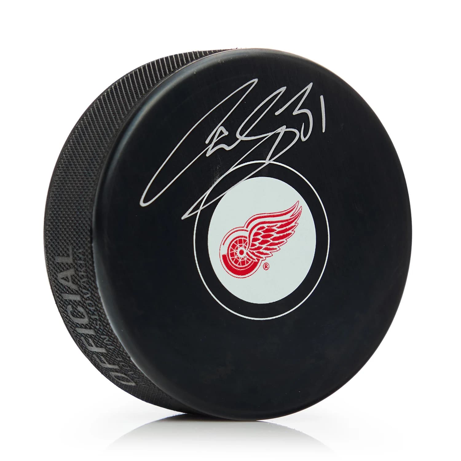 Curtis Joseph Autographed Detroit Red Wings Hockey Puck Curtis Joseph Puck hockey, Detroit Red Wings, supplier stock photo