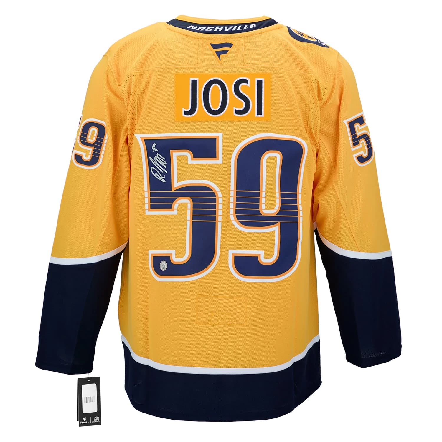 Roman Josi Autographed Nashville Predators Fanatics Premium Jersey Roman Josi Jersey premium, Nashville Predators, supplier stock photo