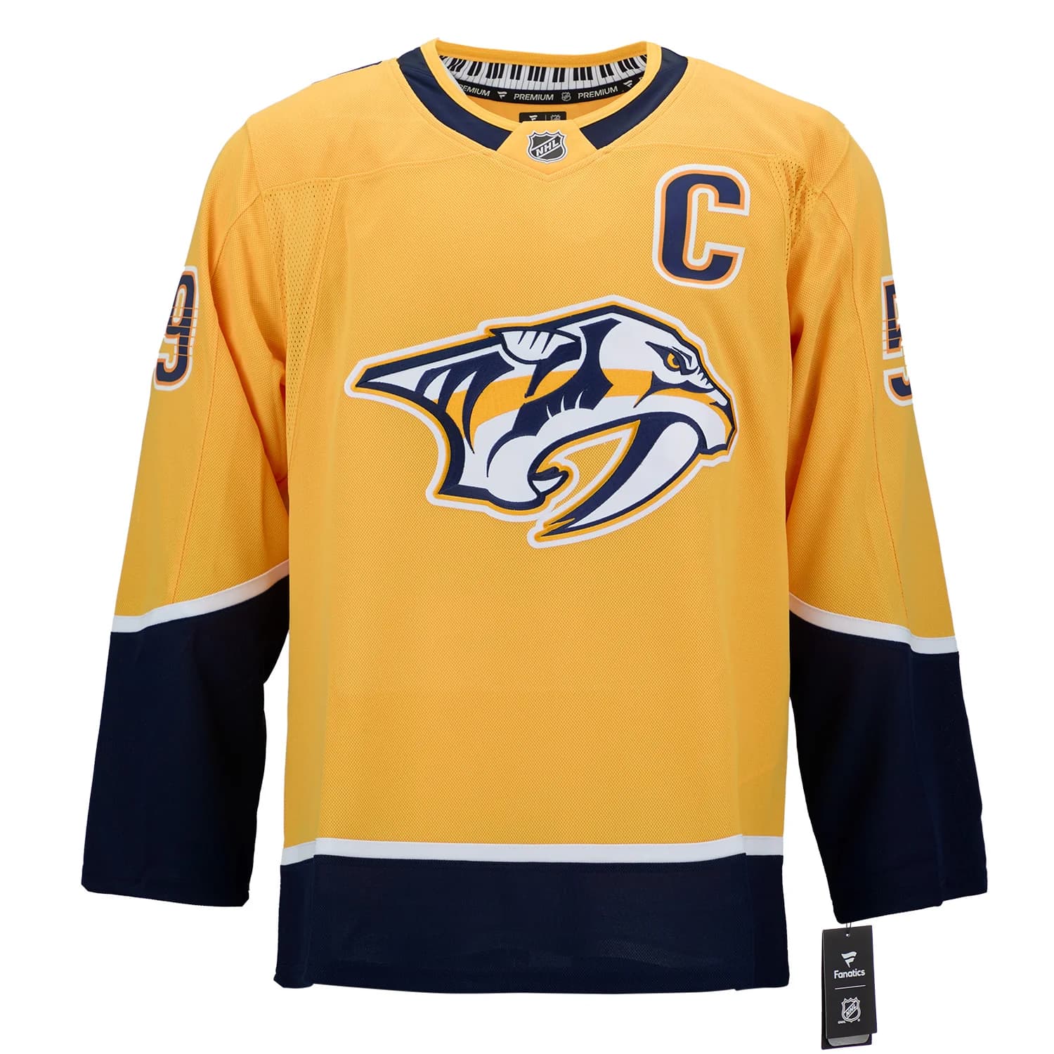 Roman Josi Autographed Nashville Predators Fanatics Premium Jersey Roman Josi Jersey premium, Nashville Predators, view 2, supplier stock photo