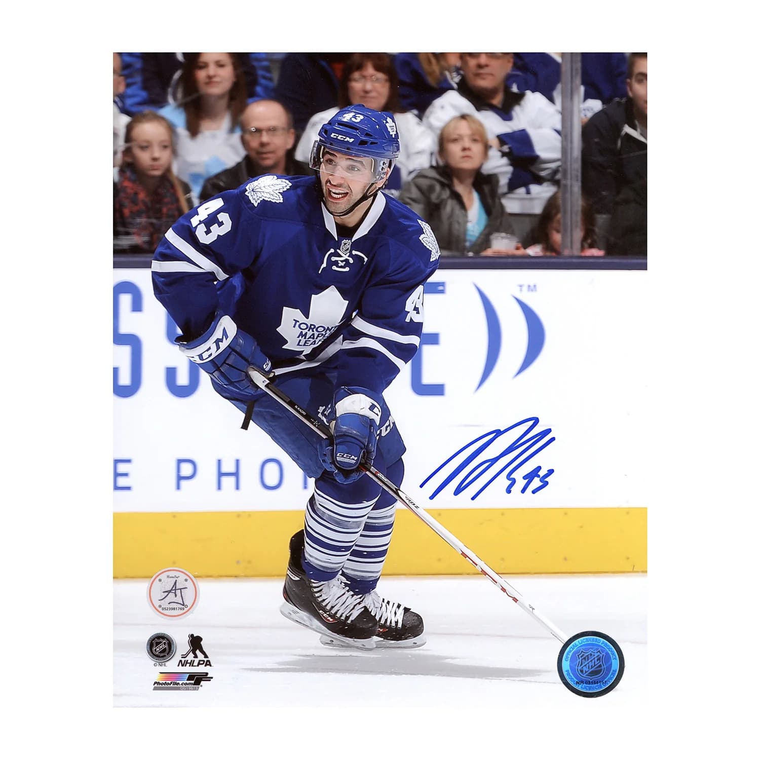 Nazem Kadri Autographed Toronto Maple Leafs Game Action 8x10 Photo Nazem Kadri Photo 8x10-nazem-kadri-toronto-maple-leafs-game, Toronto Maple Leafs, supplier stock photo
