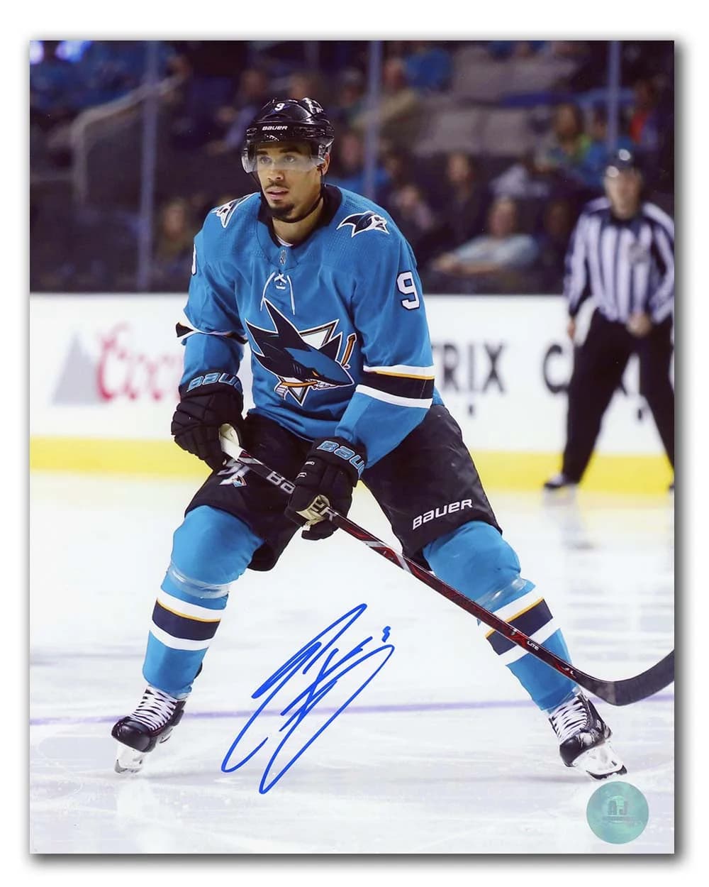 Evander Kane Autographed San Jose Sharks Hockey 8x10 Photo Evander Kane Photo 8x10-evander-kane-san-jose-sharks-hockey, San Jose Sharks, supplier stock photo