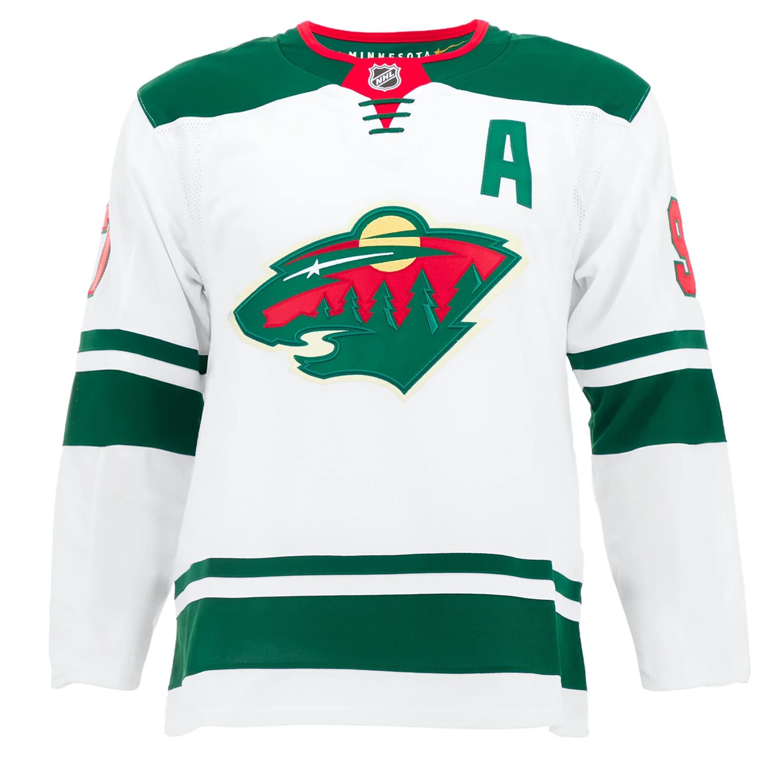 Kirill Kaprizov Signed Minnesota Wild White Fanatics Premium Jersey Kirill Kaprizov Jersey white-premium, Minnesota Wild, view 2, supplier stock photo