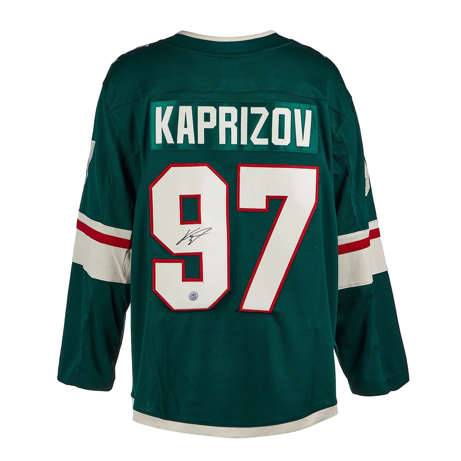 Kirill Kaprizov Autographed Minnesota Wild Fanatics Breakaway Jersey Kirill Kaprizov Jersey breakaway, Minnesota Wild, supplier stock photo
