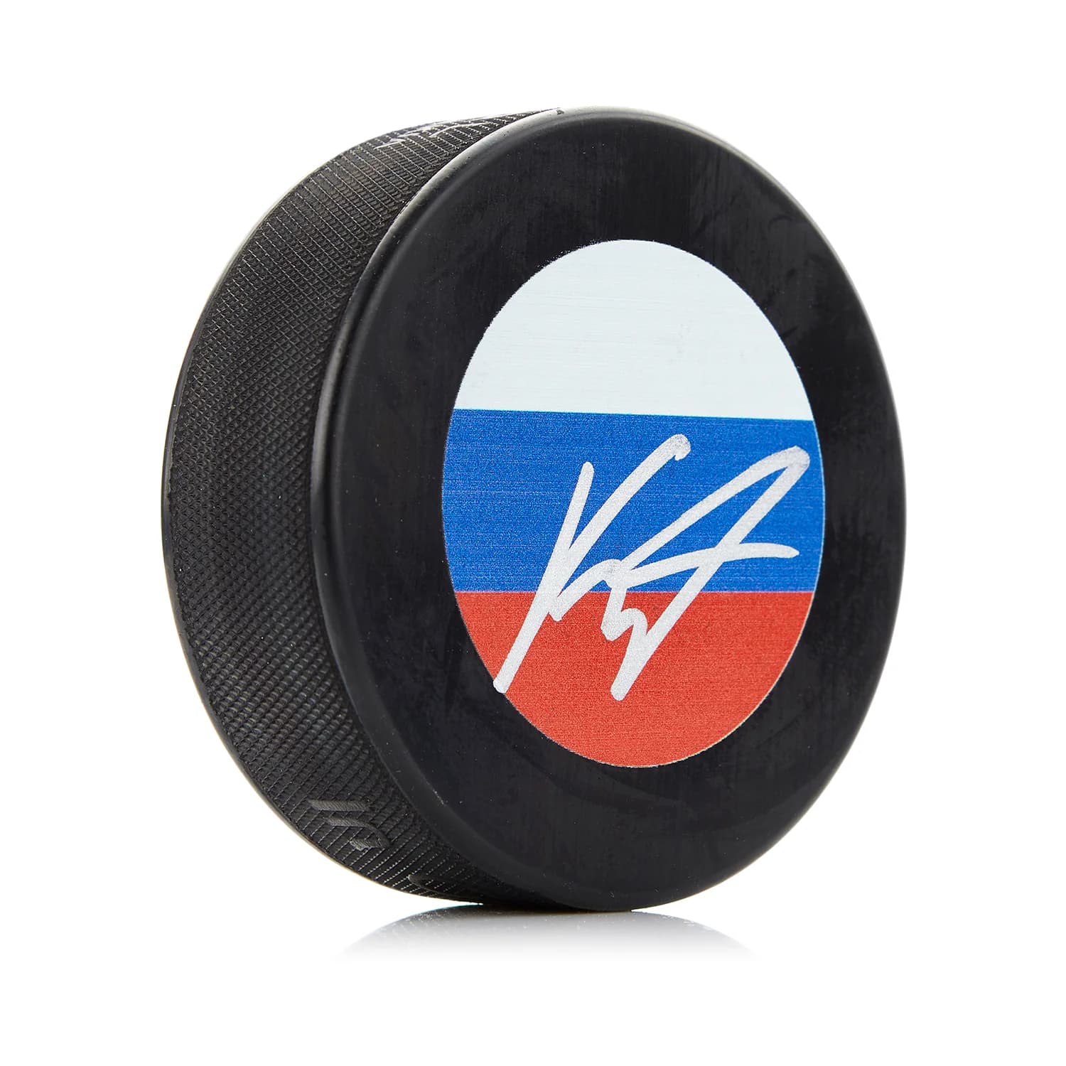Kirill Kaprizov Autographed Team Russia Hockey Puck Kirill Kaprizov Puck team-russia-hockey, supplier stock photo