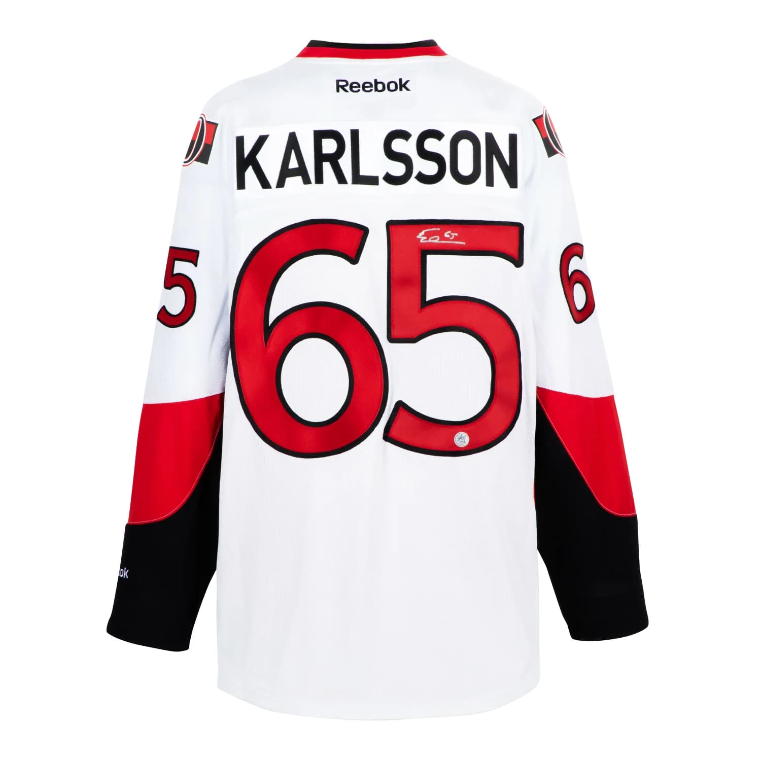 Erik Karlsson Autographed Ottawa Senators Vintage Reebok Jersey Erik Karlsson Jersey erik-karlsson-ottawa-senators-vintage-reebok, Ottawa Senators, supplier stock photo